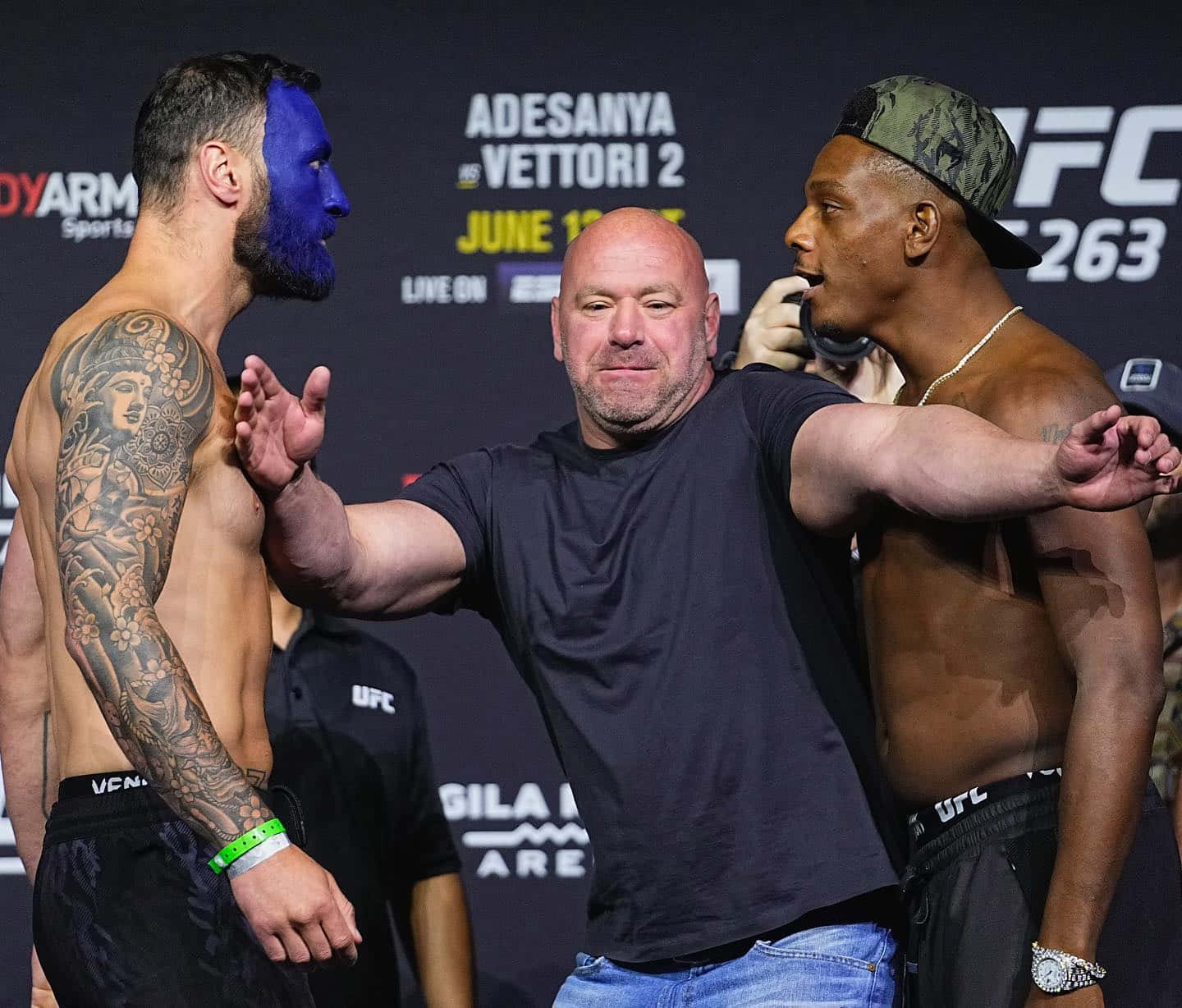 Paul Craig And Jamahal Hill Broken Up Background