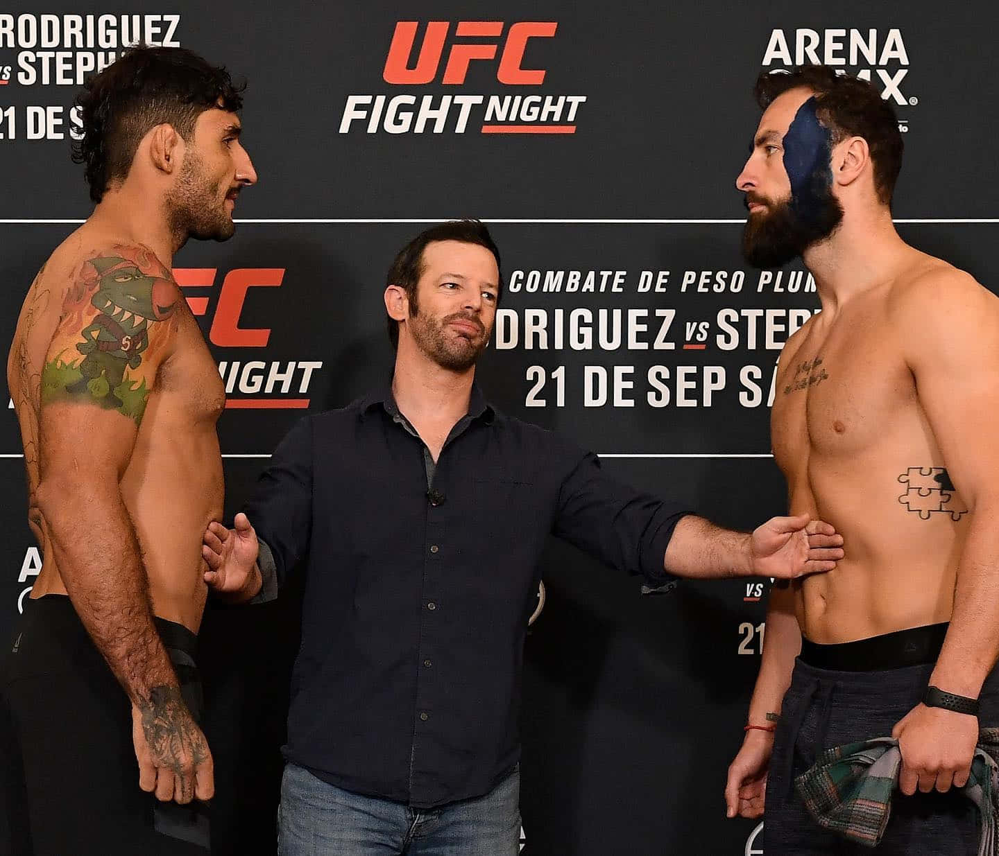 Paul Craig And Vinicius Moreira Weigh-in Background