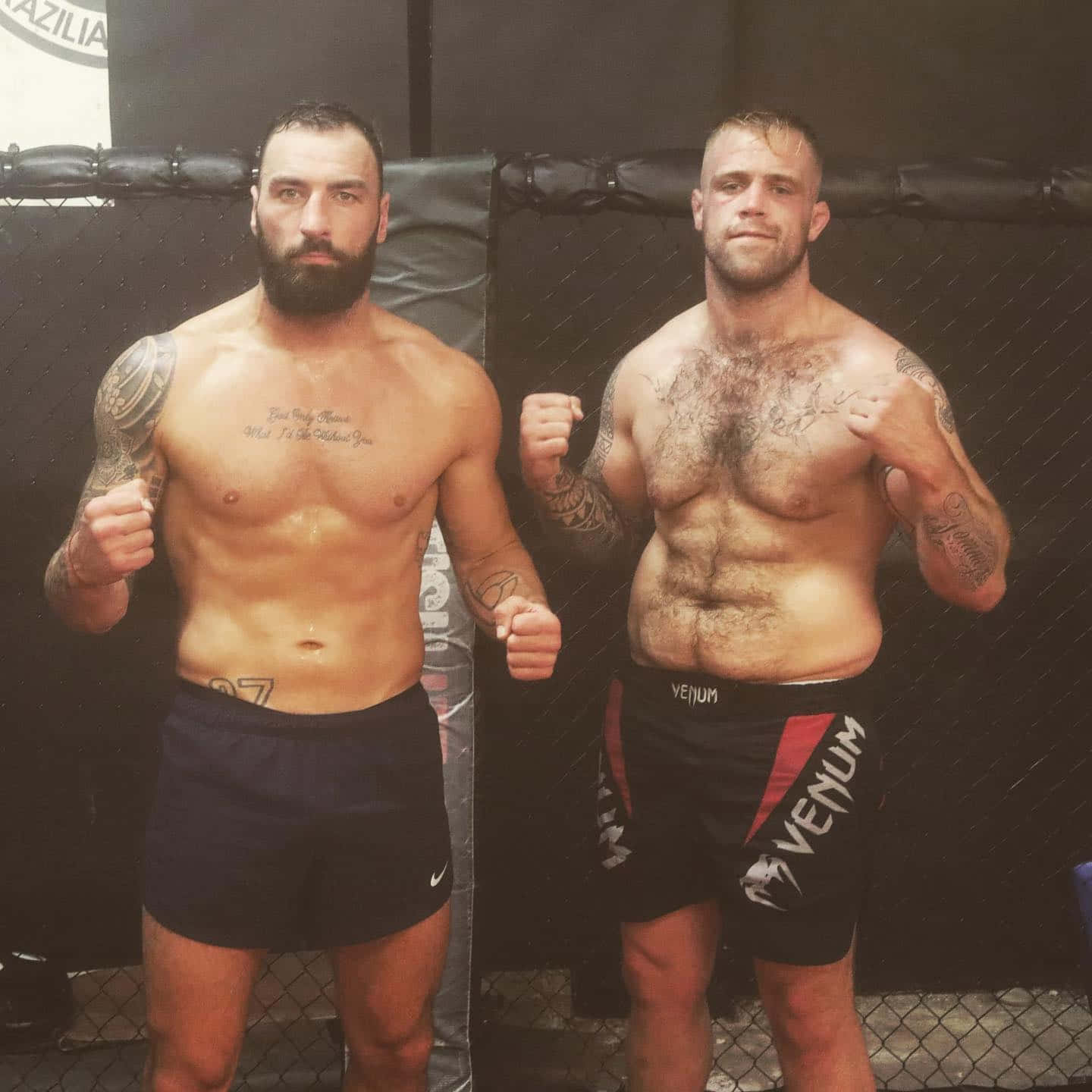 Paul Craig Before Sparring Background