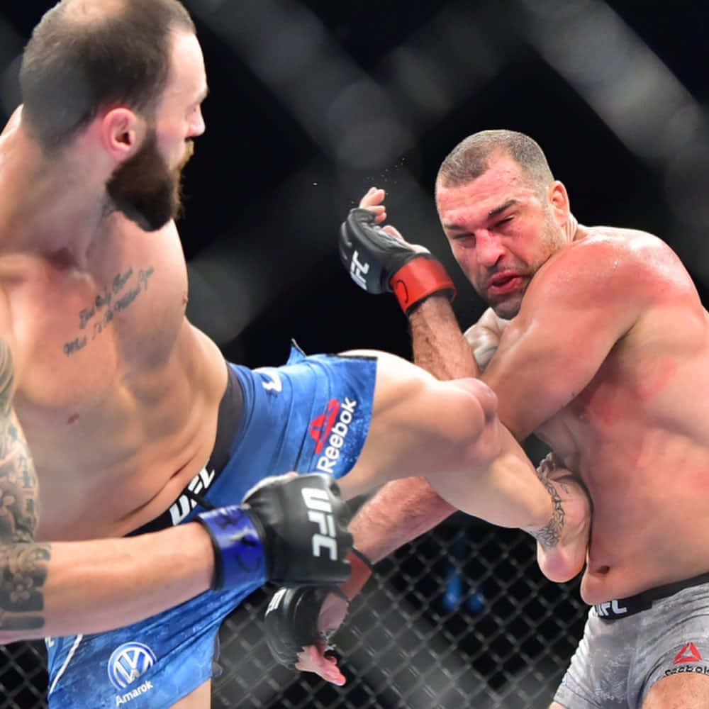 Paul Craig Delivering A Powerful Kick