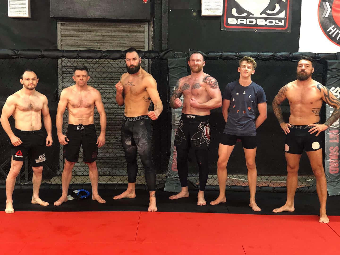 Paul Craig With Mma Fighters Background