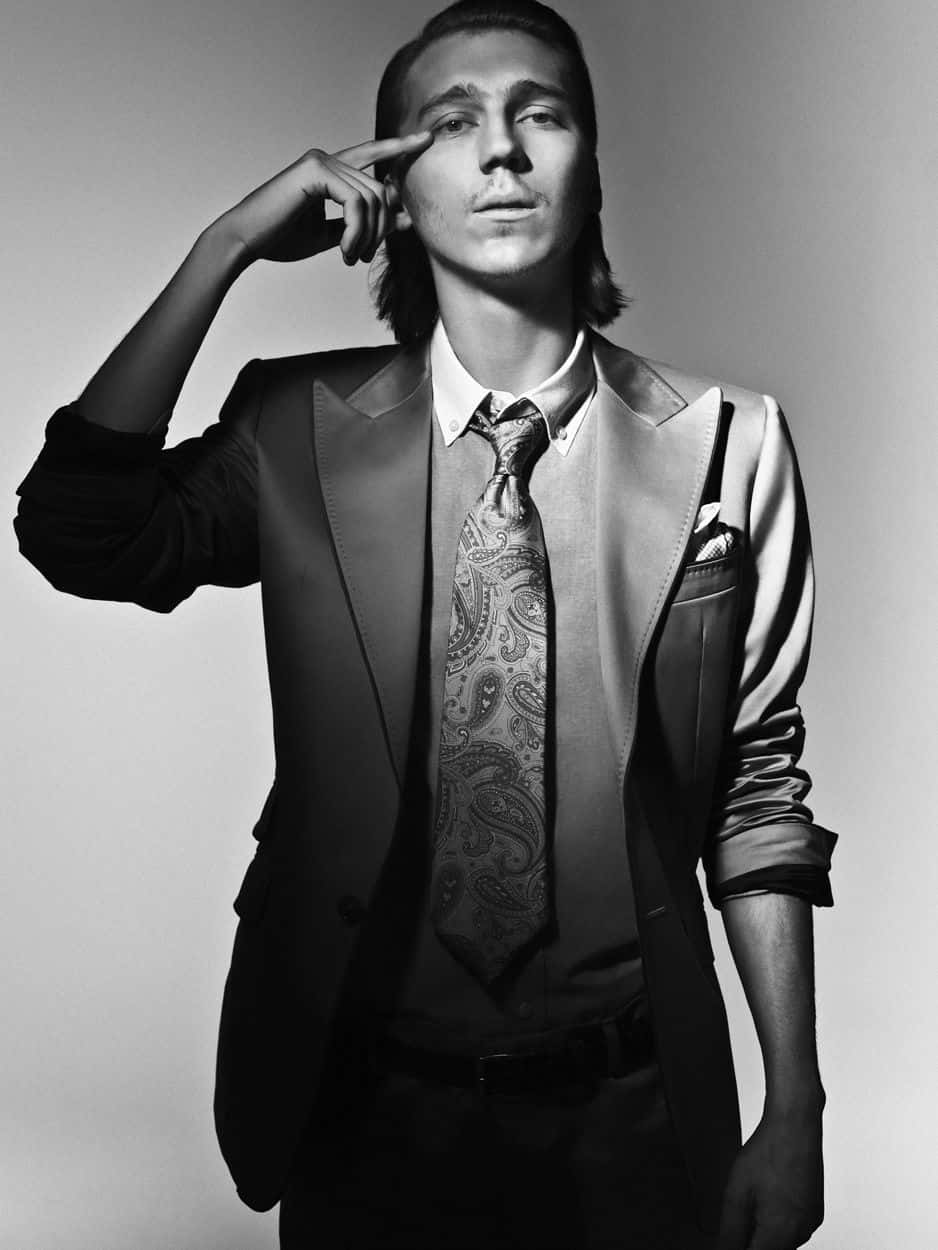 Paul Dano During An Independent Film Festival. Background