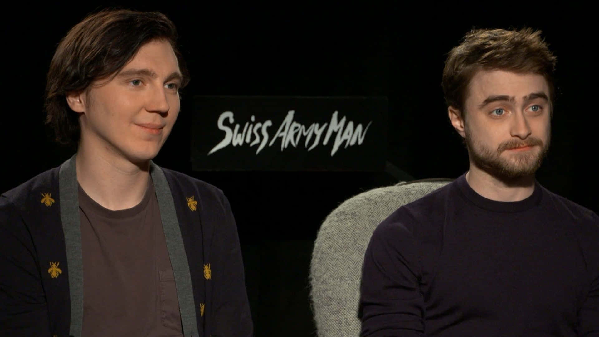 Paul Dano Looking Off Into The Distance Background