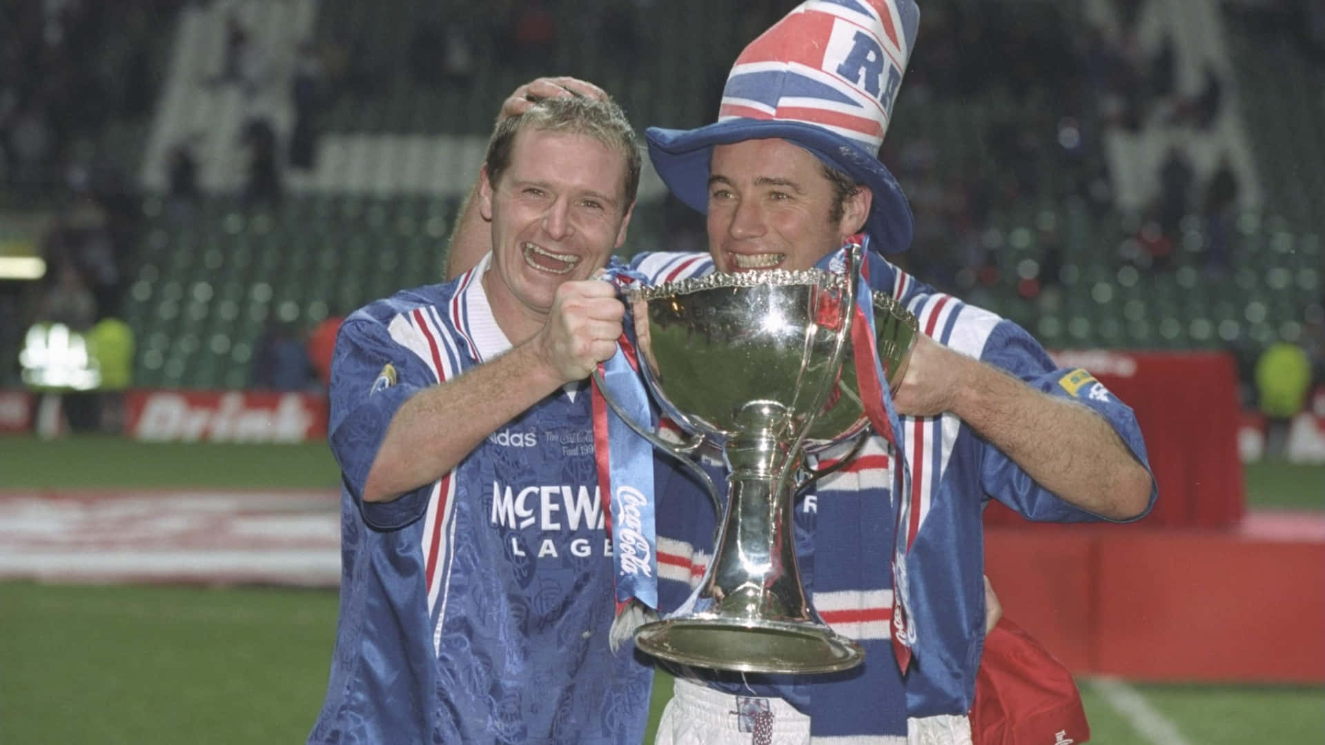 Paul Gascoigne And Ally Mccoist Background