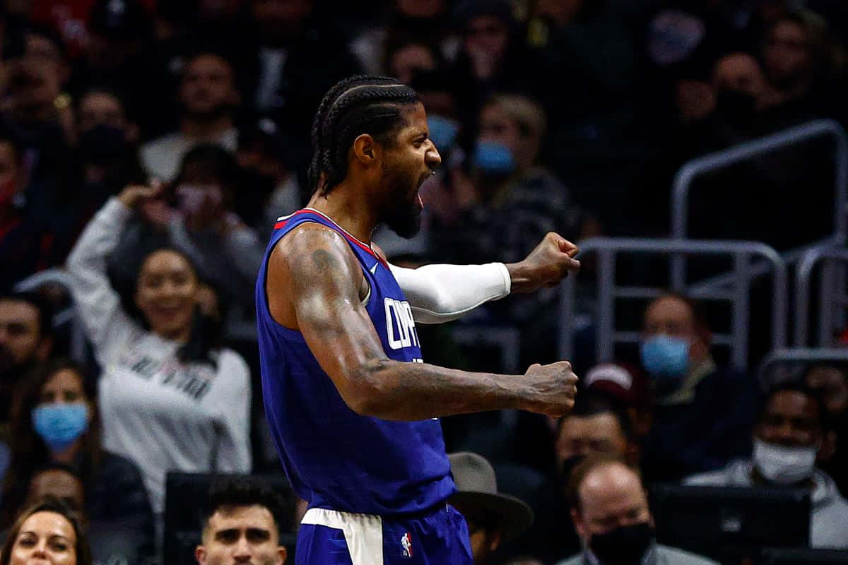 Paul George Clippers Celebrating