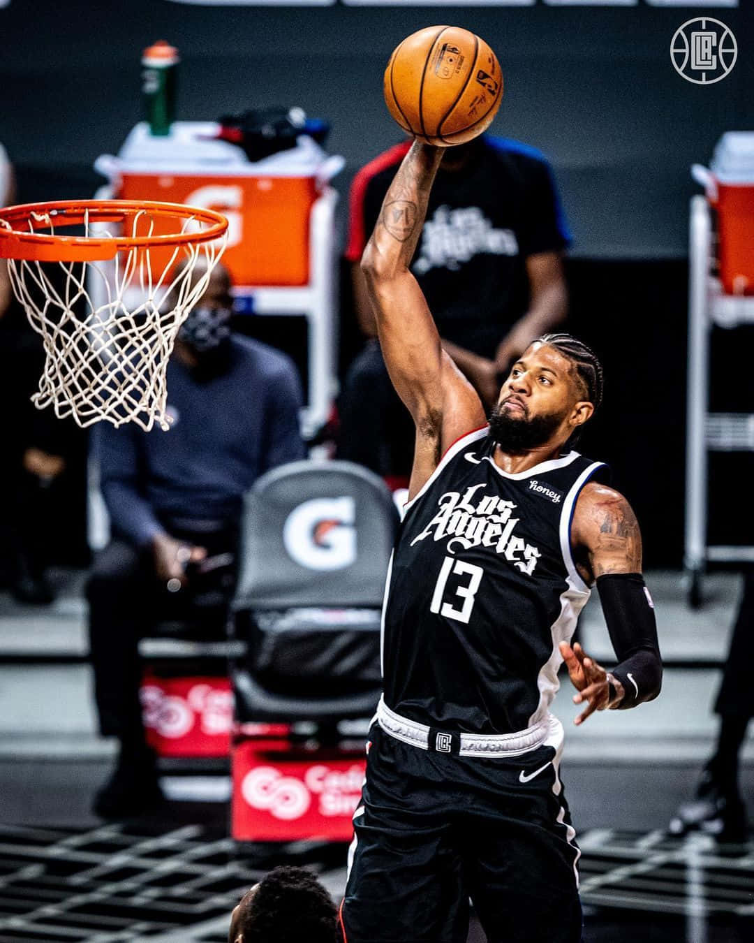 Paul George Clippers Dunking