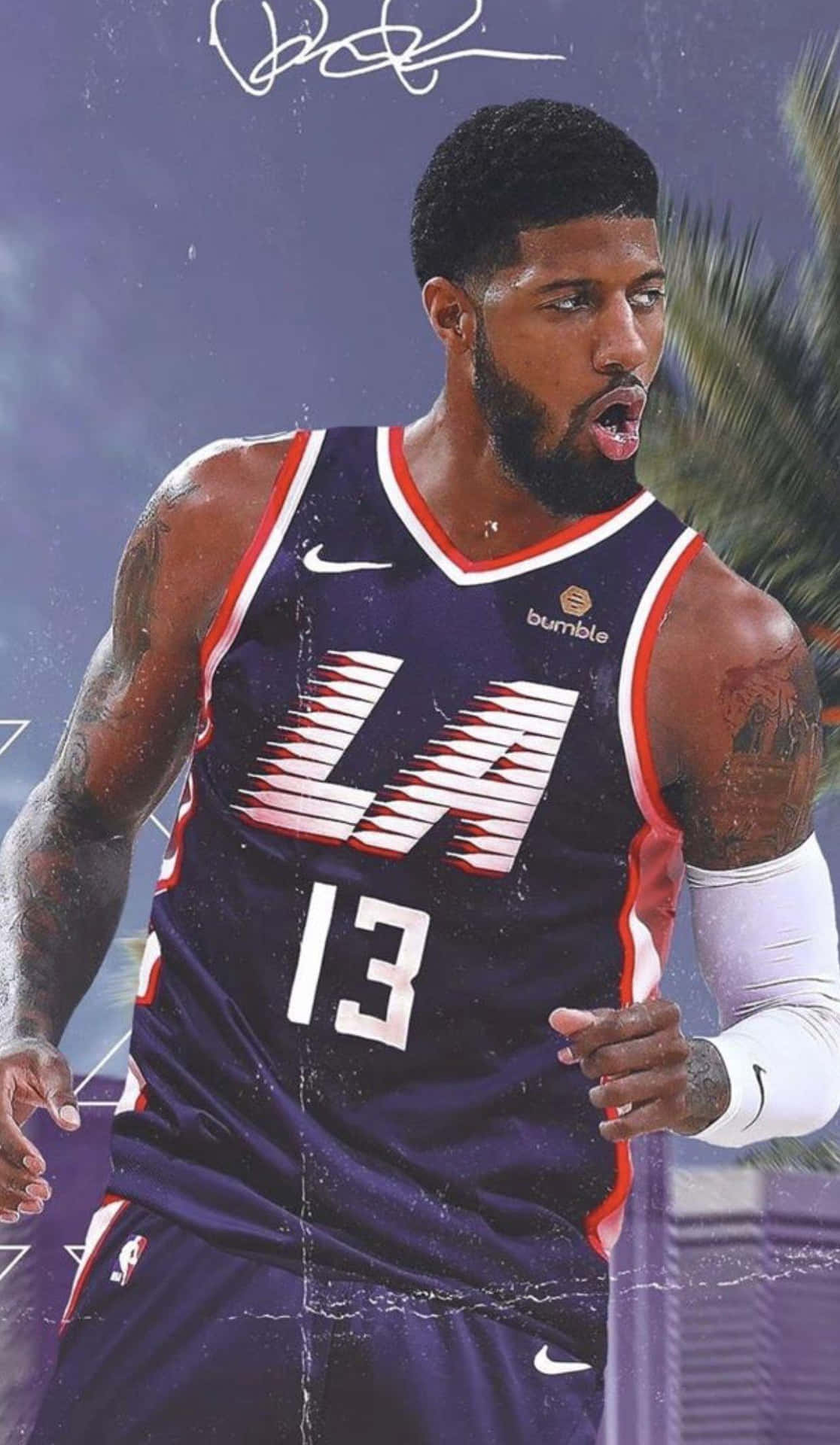 Paul George Clippers Poster