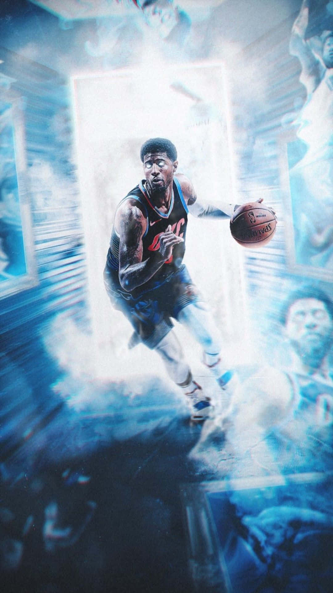 Paul George Clippers Poster Background