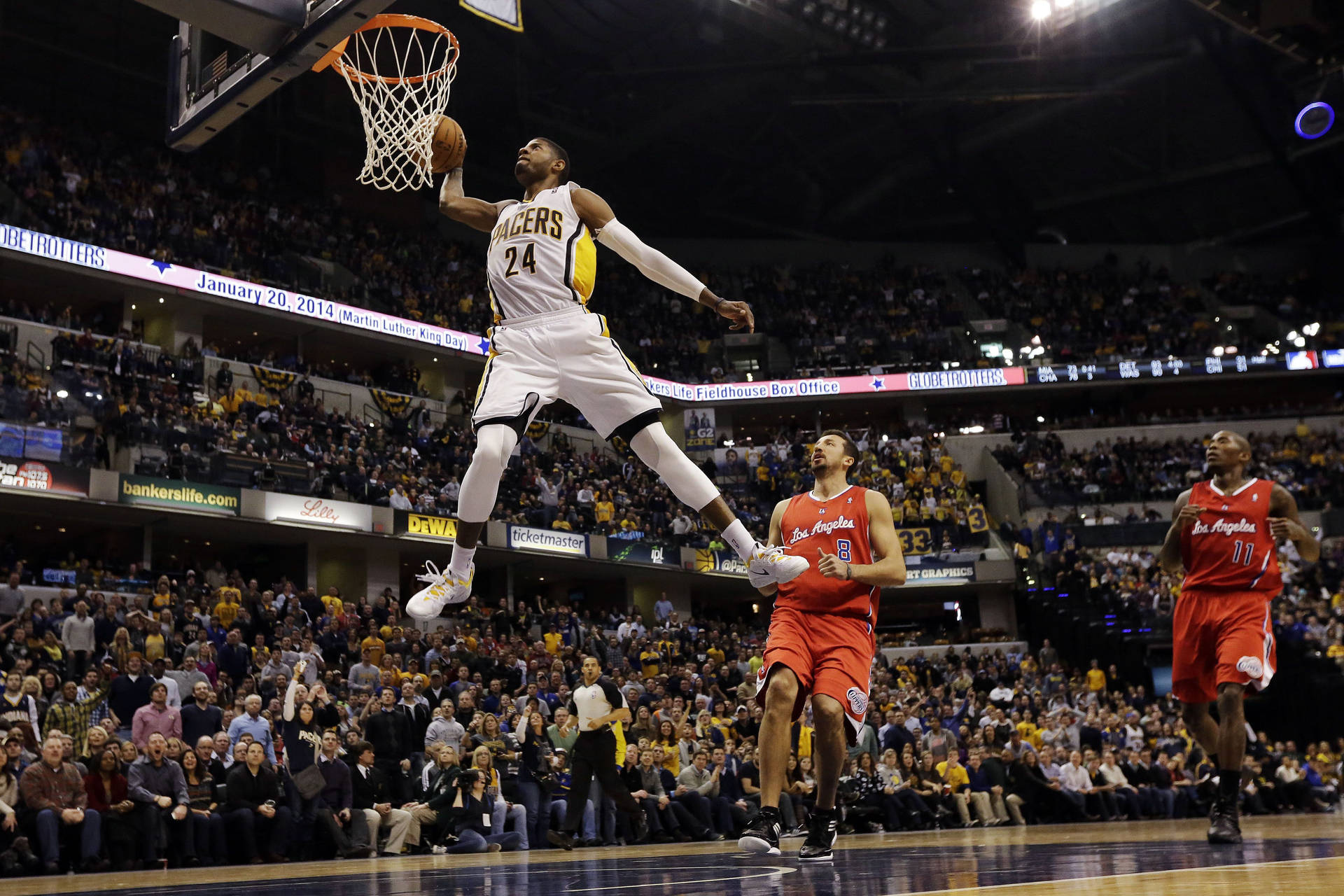 Paul George Dunk Background