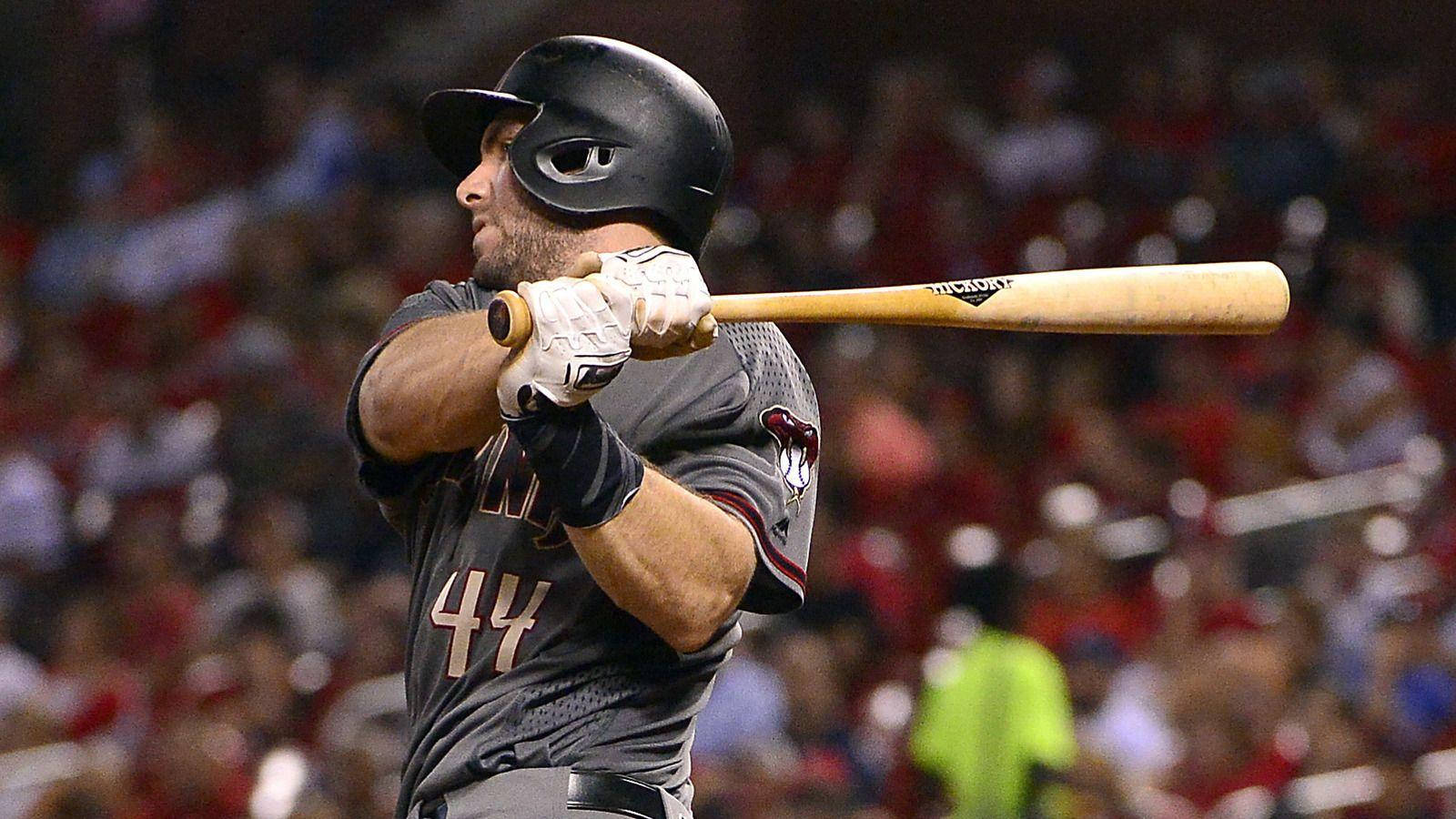 Paul Goldschmidt Baseball Bat Over Shoulder