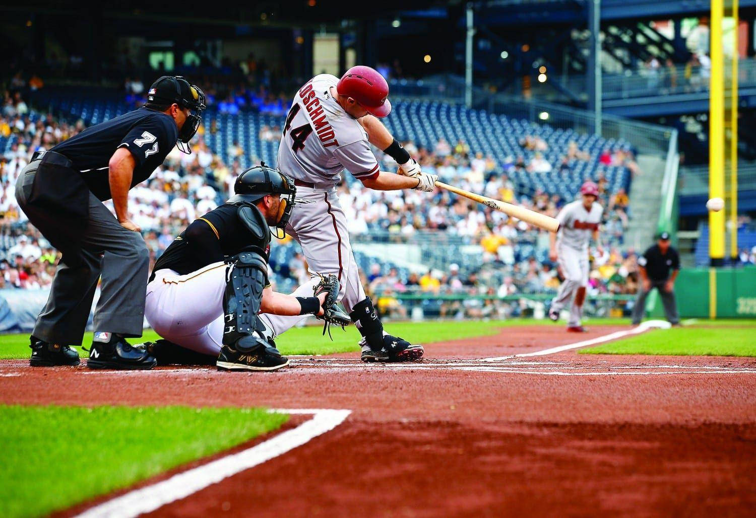 Paul Goldschmidt During Baseball Game Background