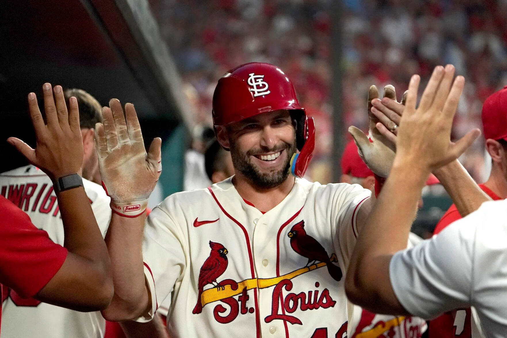 Paul Goldschmidt High Fives Background