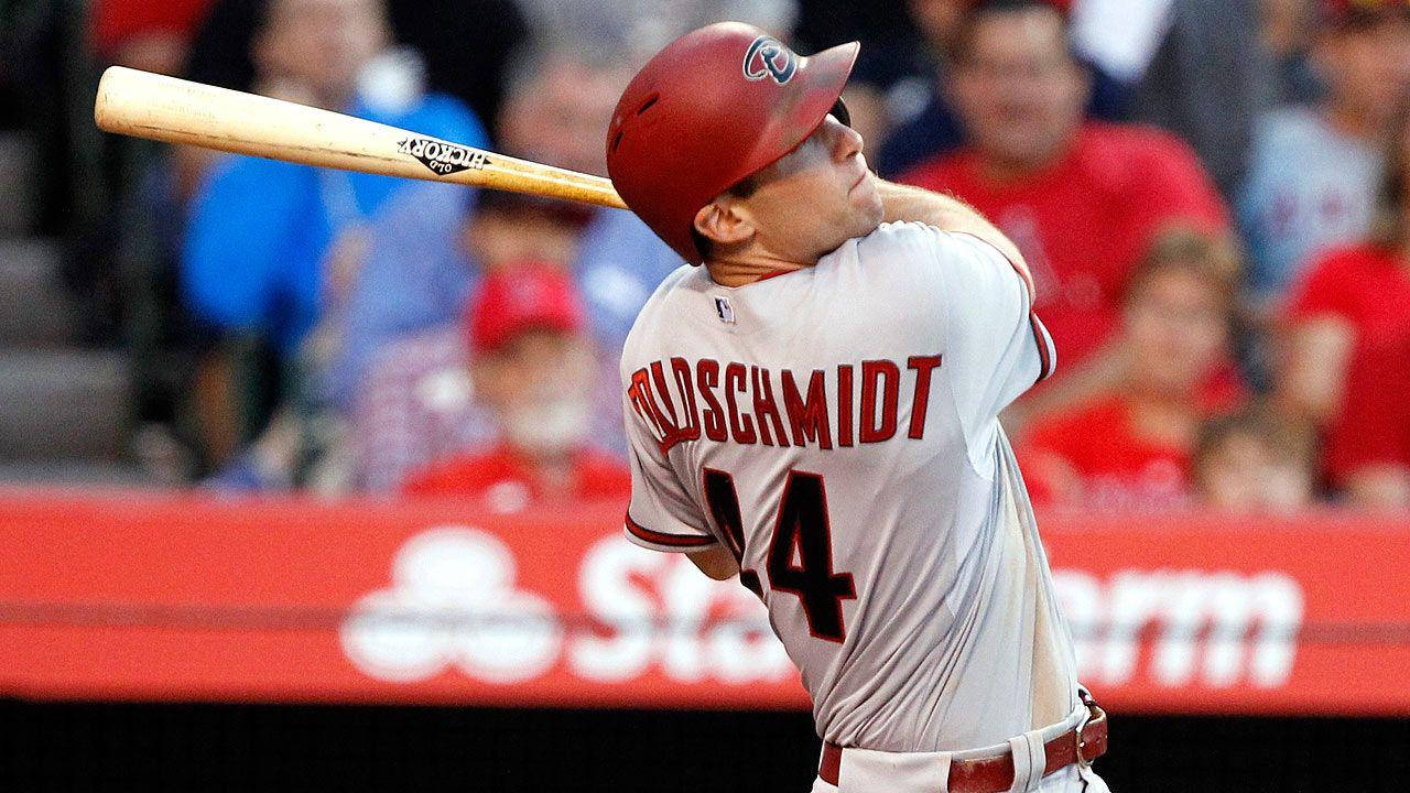 Paul Goldschmidt In Red Helmet Background