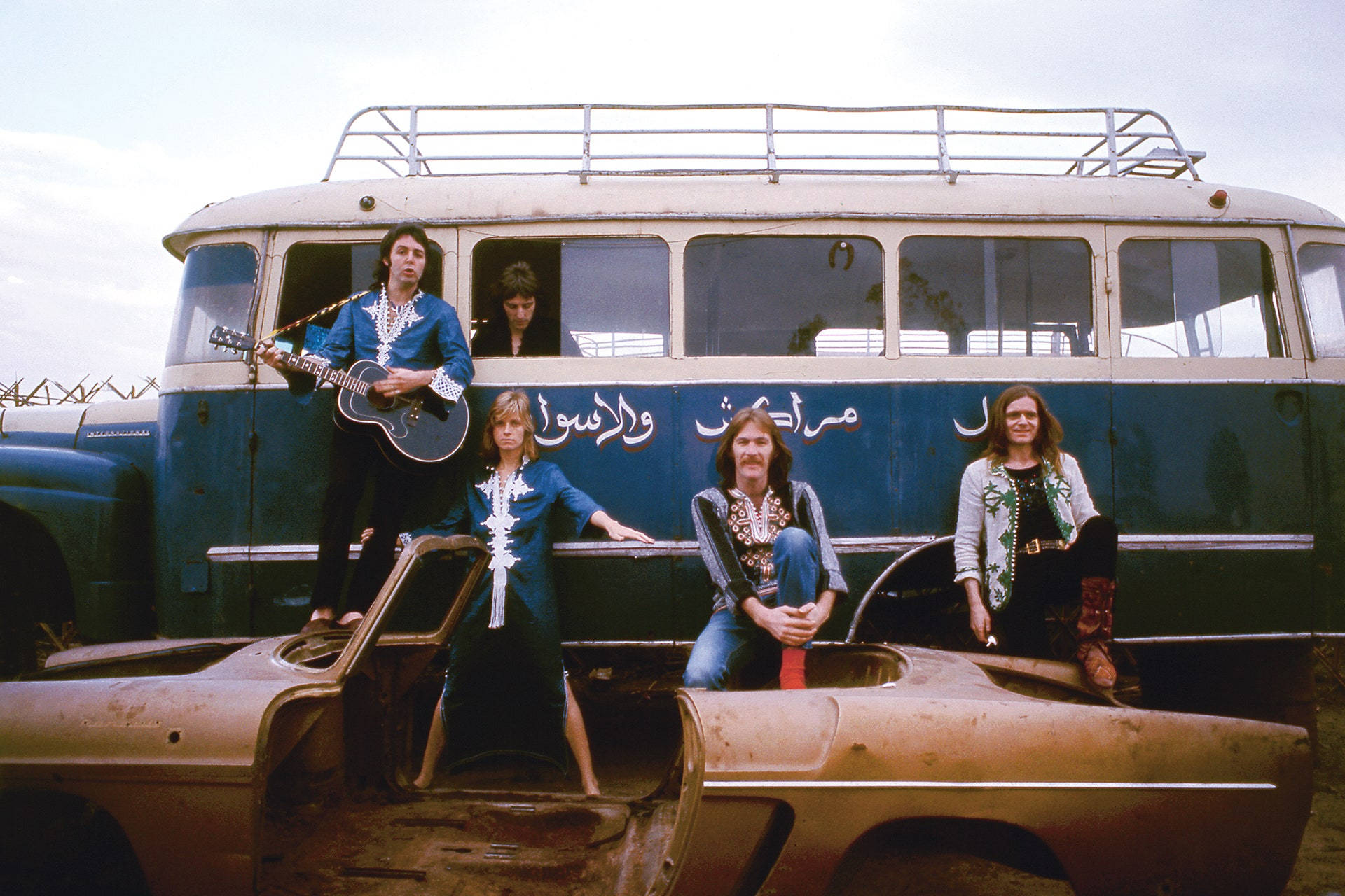 Paul Mccartney And Wings In Morocco