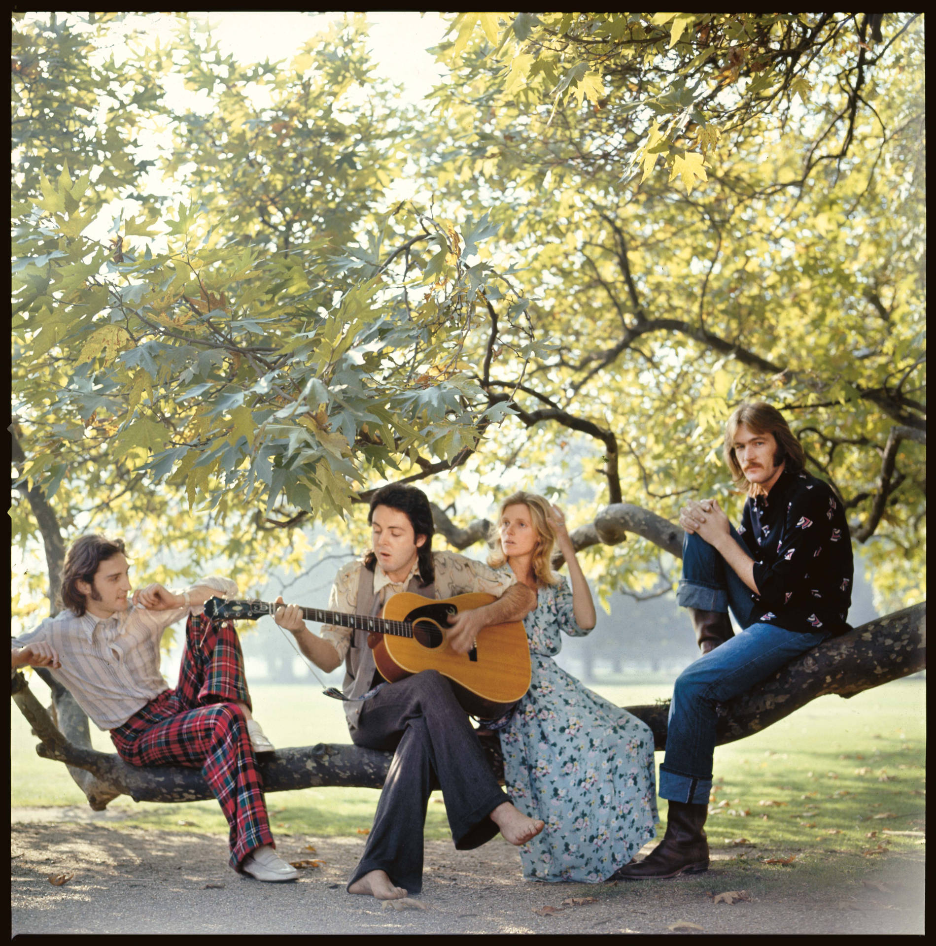 Paul Mccartney And Wings Photoshoot Outtake