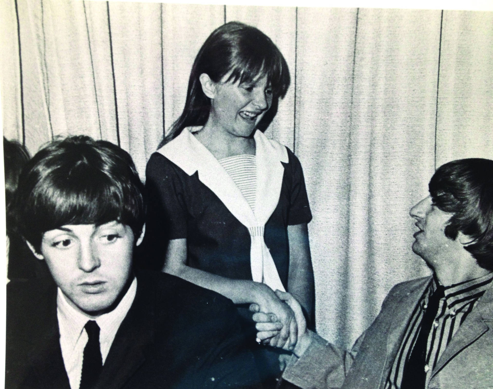Paul Mccartney Beatles Holding Hands