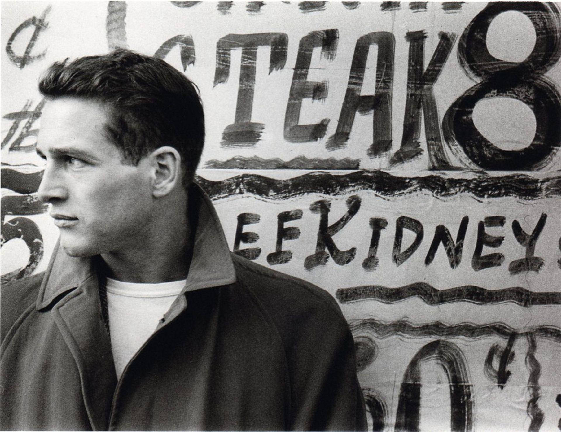 Paul Newman Against Graffiti Art Background