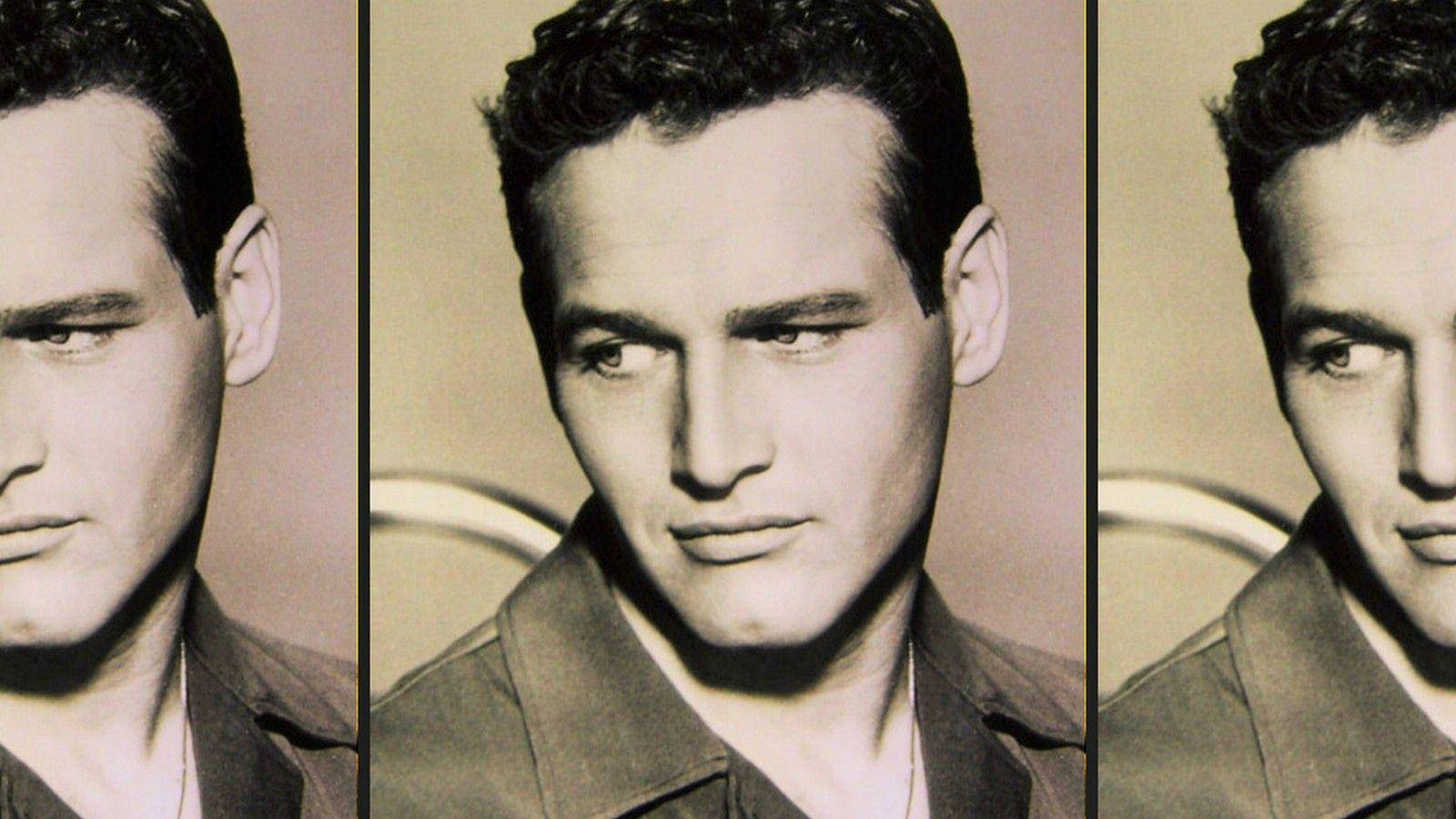Paul Newman Photo Collage Background