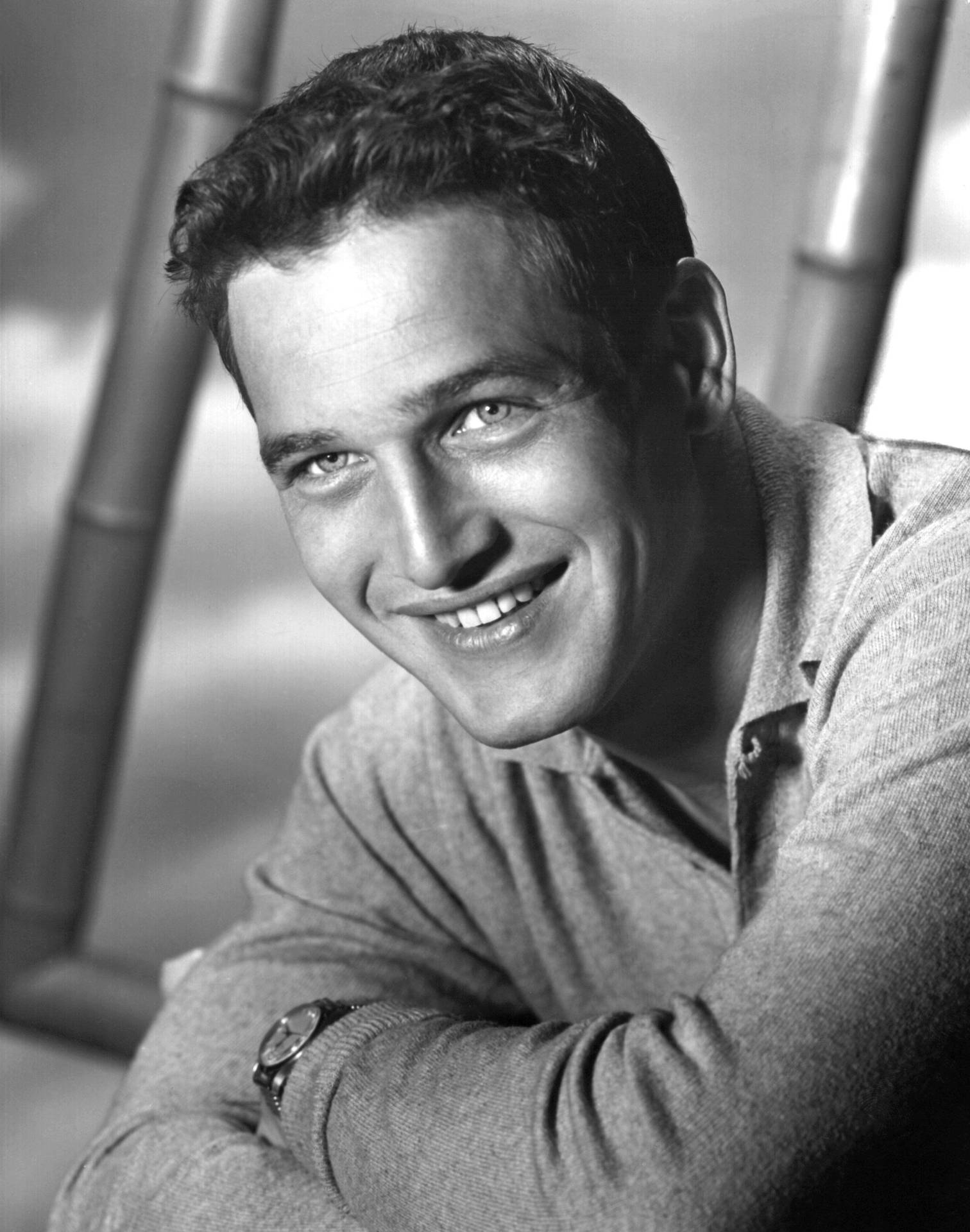 Paul Newman Smiling Background