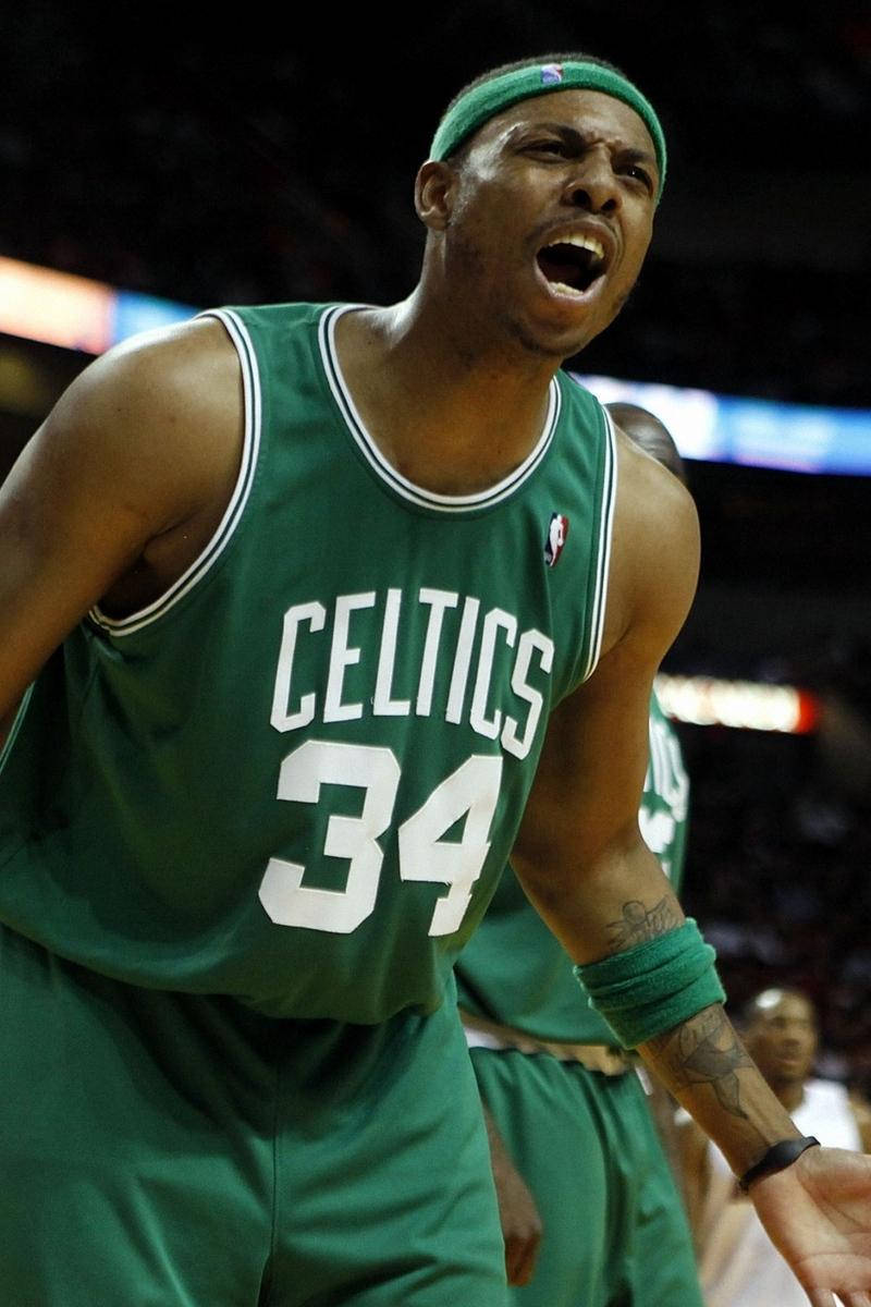 Paul Pierce In Shock While Playing Background