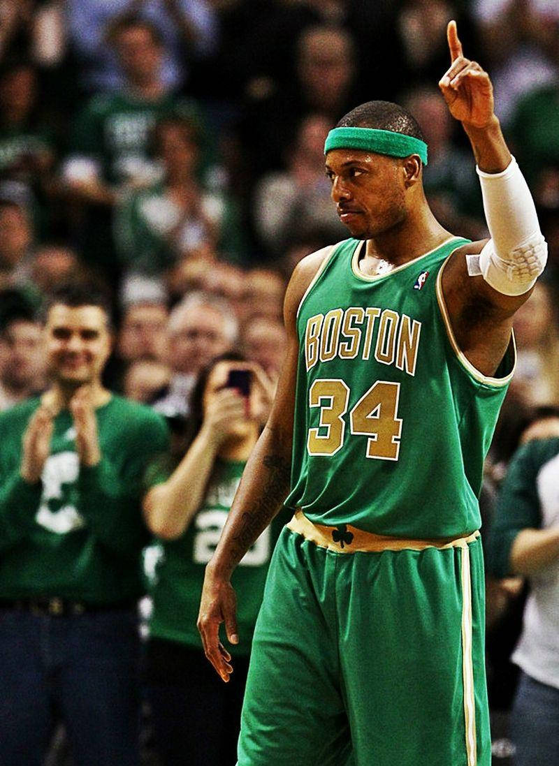 Paul Pierce Pointing Up Background