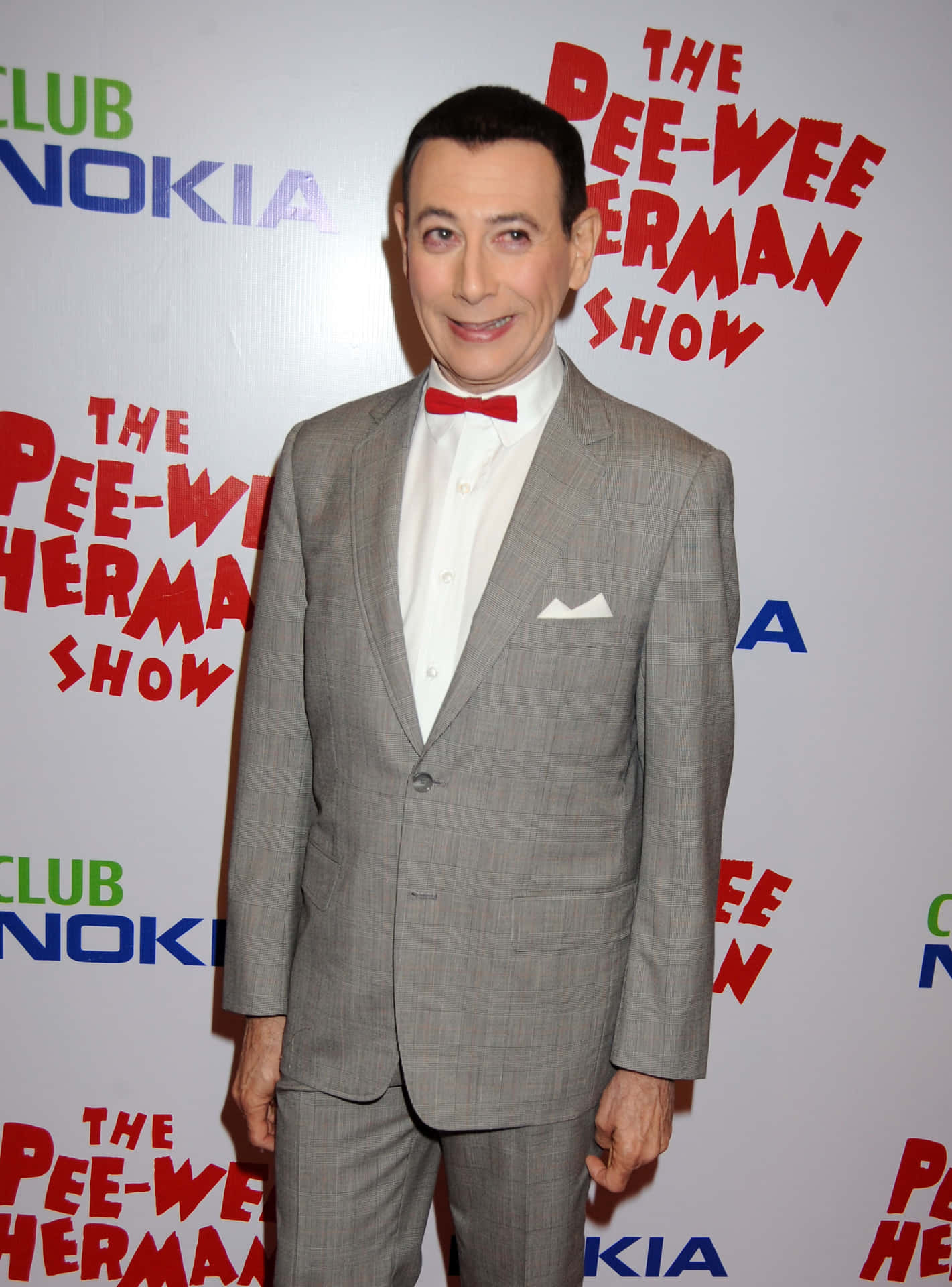 Paul Reubens Making A Comical Look Background