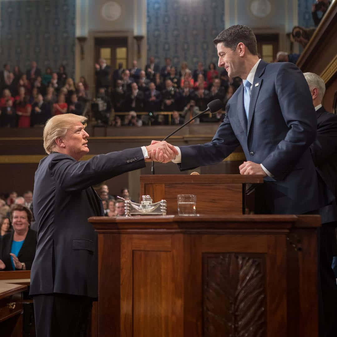 Paul Ryan And President Trump
