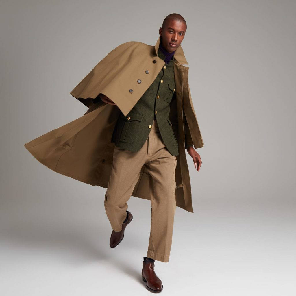 Paul Stuart Khaki Coat