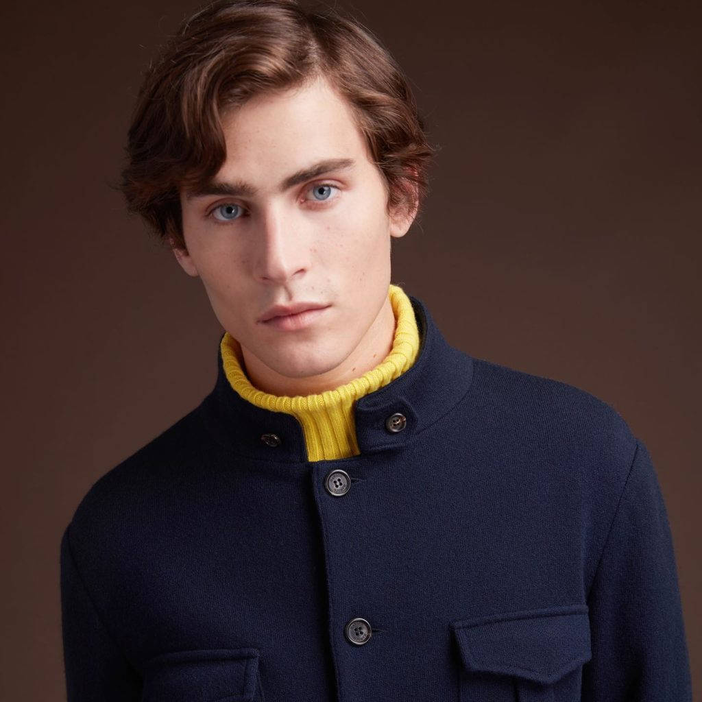 Paul Stuart Yellow Turtleneck