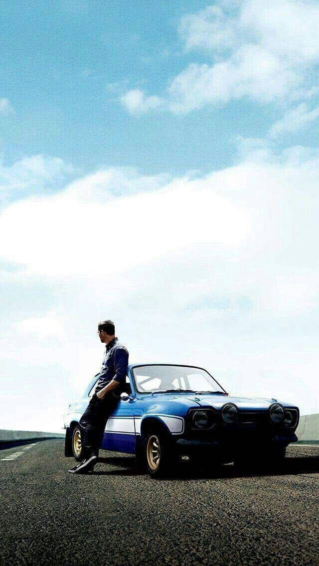 Paul Walker Behind The Wheel Of His Favorite Car Background