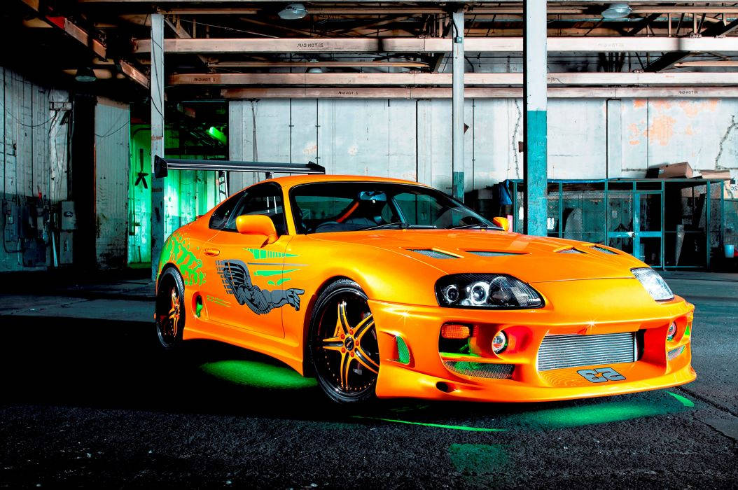 Paul Walker's Legendary Fast And Furious Car Background