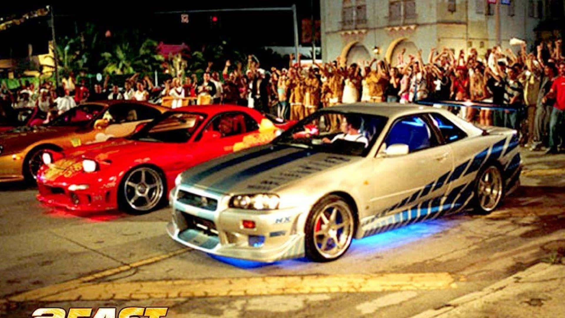 Paul Walker, Vin Diesel And The Gang Gear Up For The First Fast And Furious Movie! Background