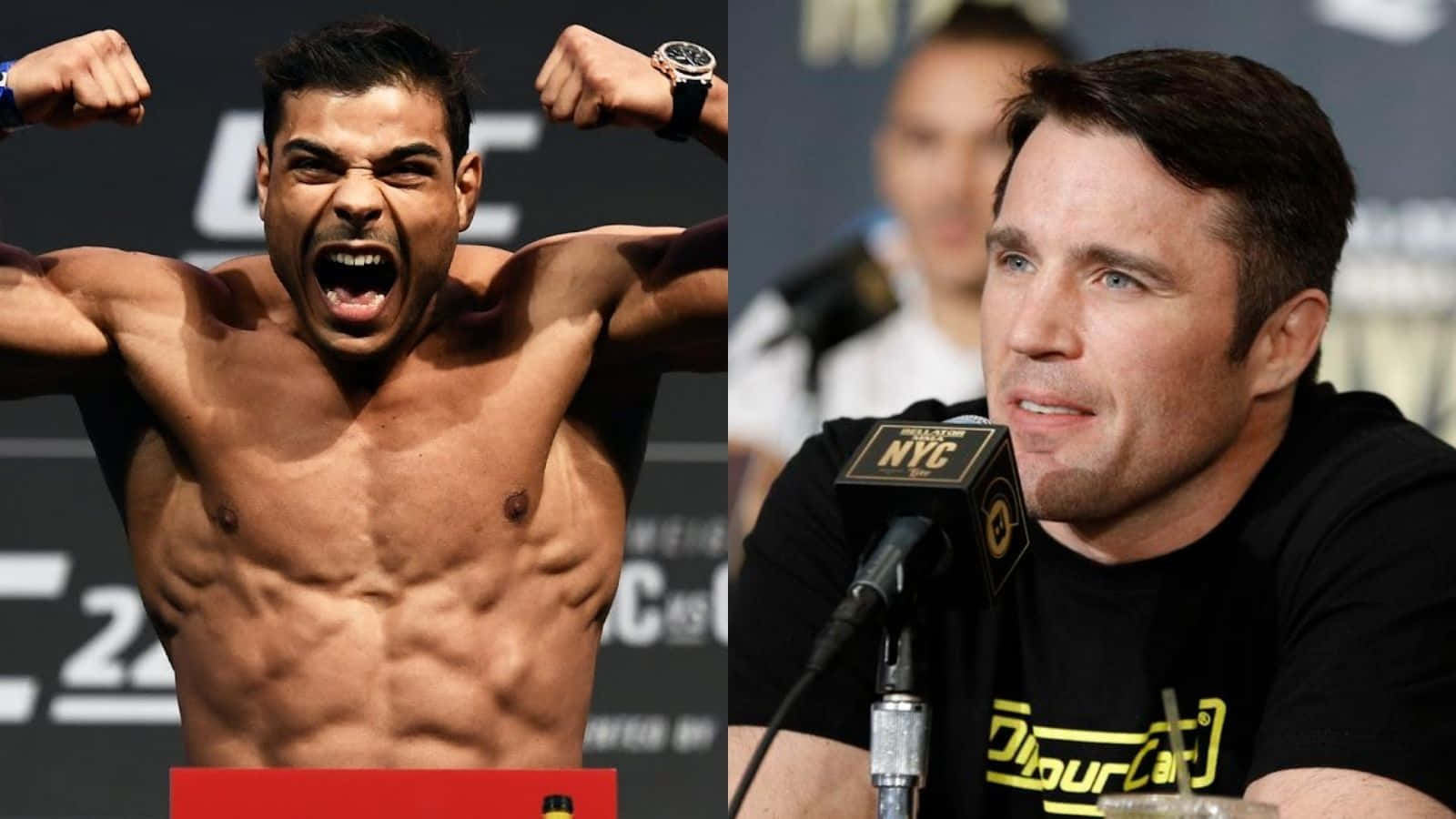 Paulo Costa And Chael Sonnen Background