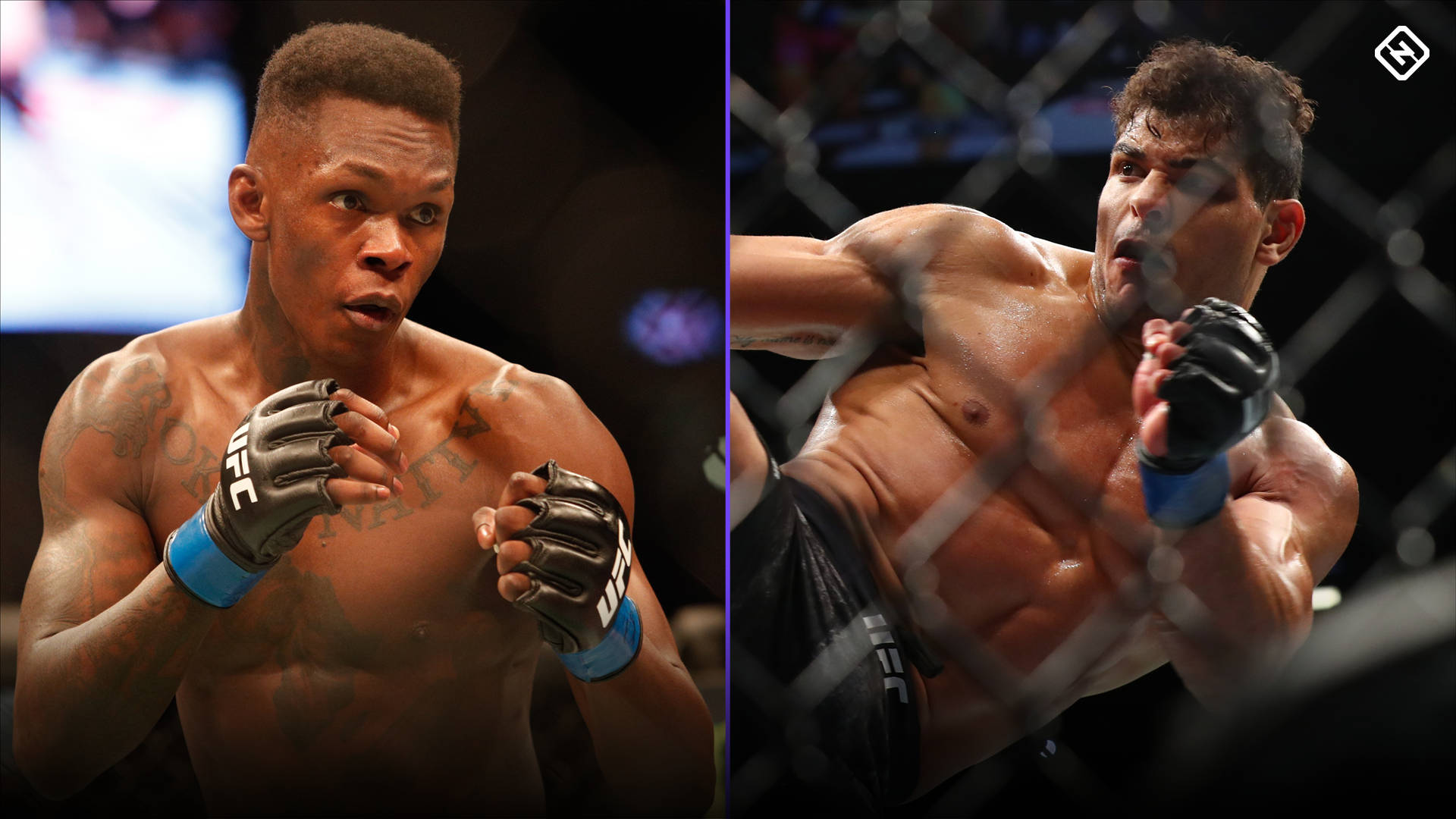 Paulo Costa And Israel Adesanya Background