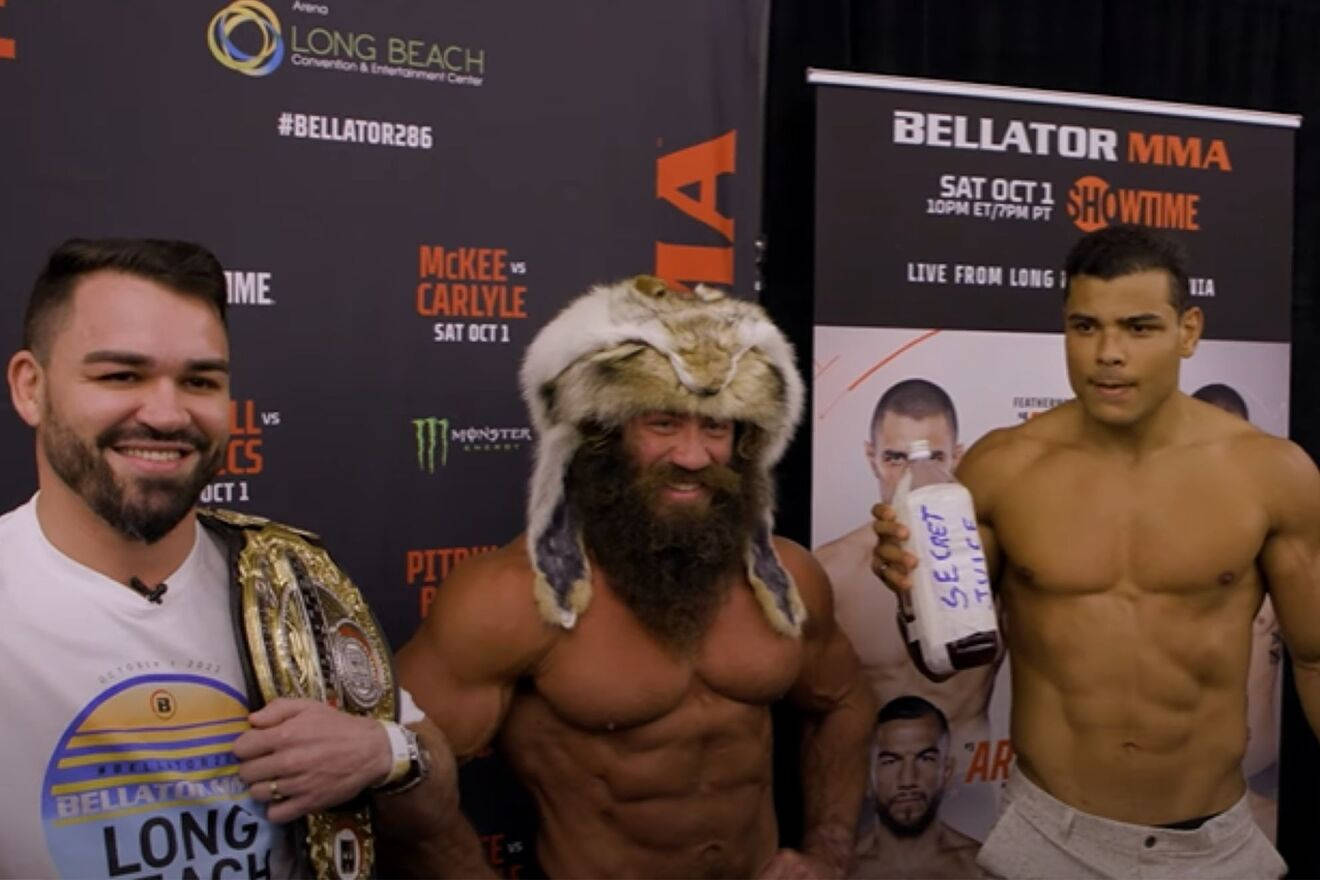 Paulo Costa At Bellator Background