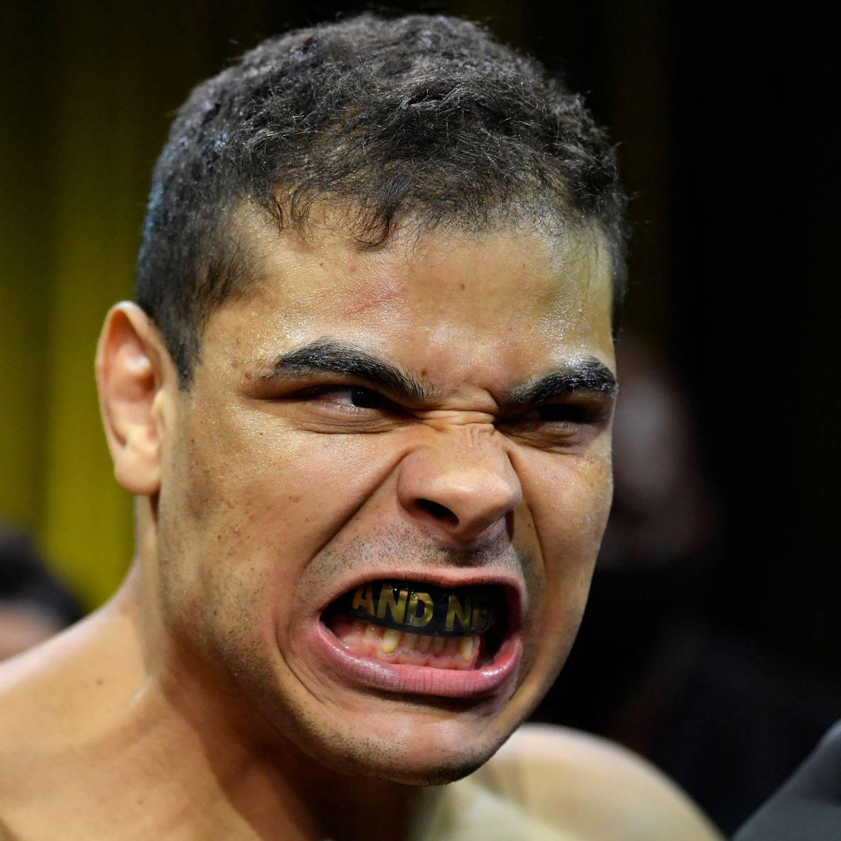 Paulo Costa Making A War Face