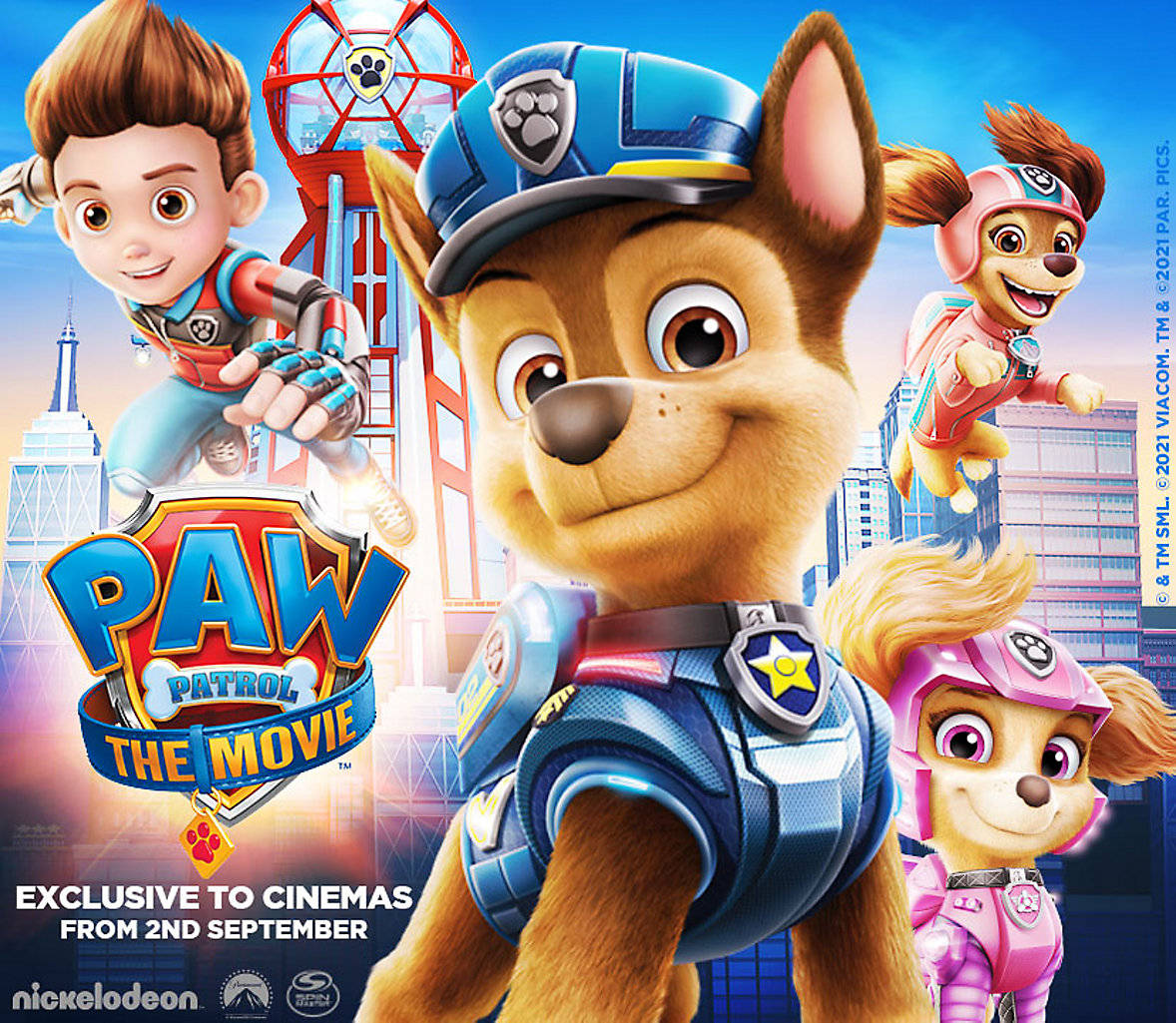 Paw Patrol Movie Heroes In Action