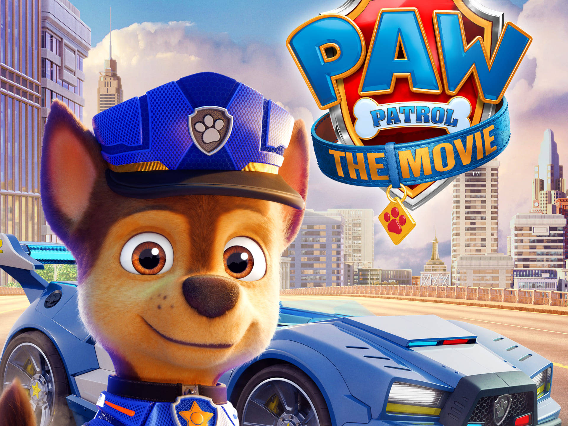 Paw Patrol The Movie Chase Background