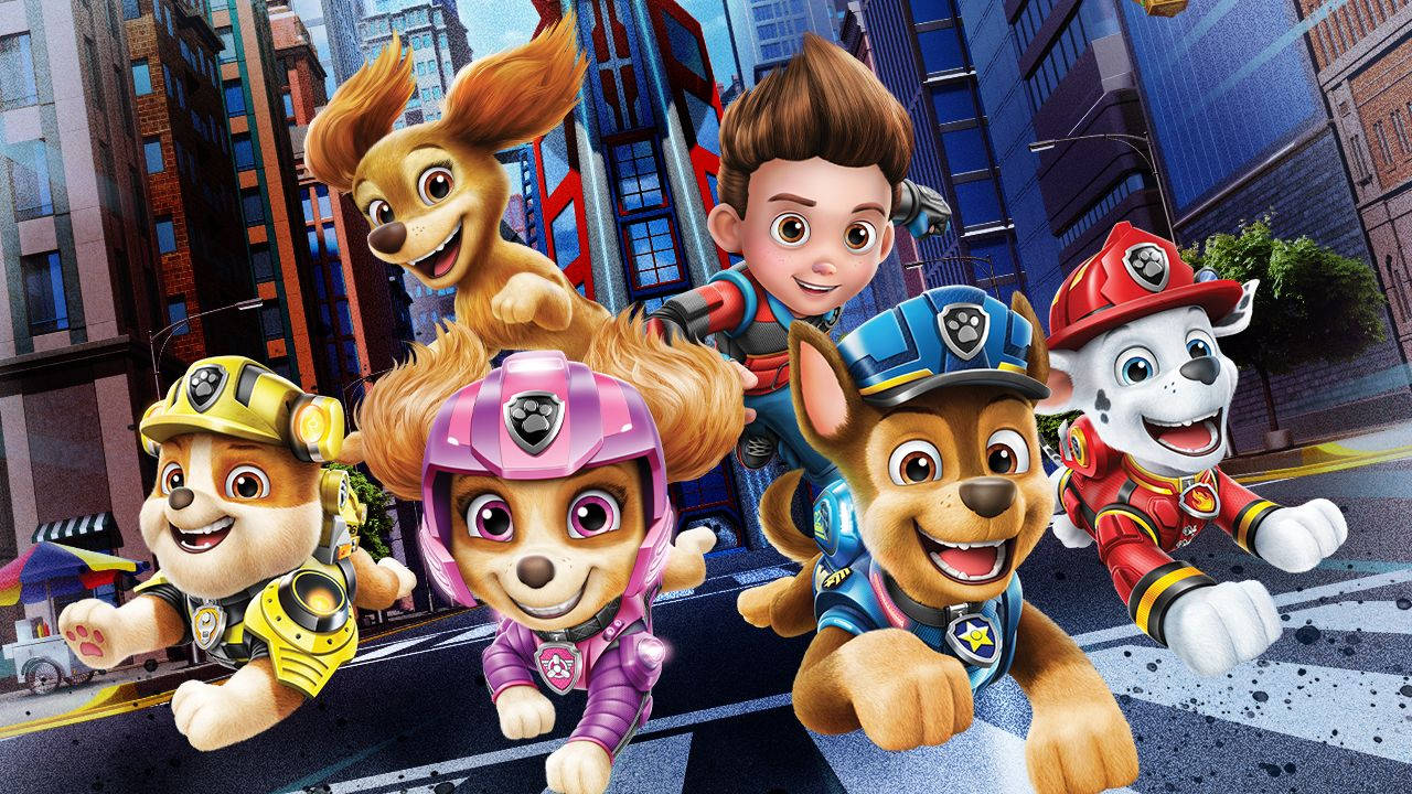 Paw Patrol The Movie Pups Charging