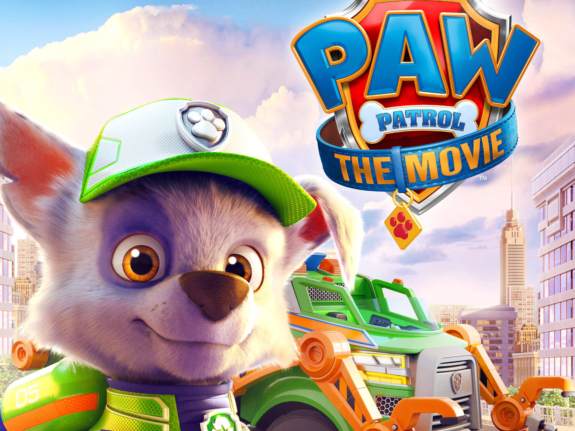 Paw Patrol The Movie Rocky Background