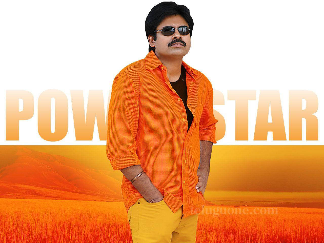 Pawan Kalyan In Orange