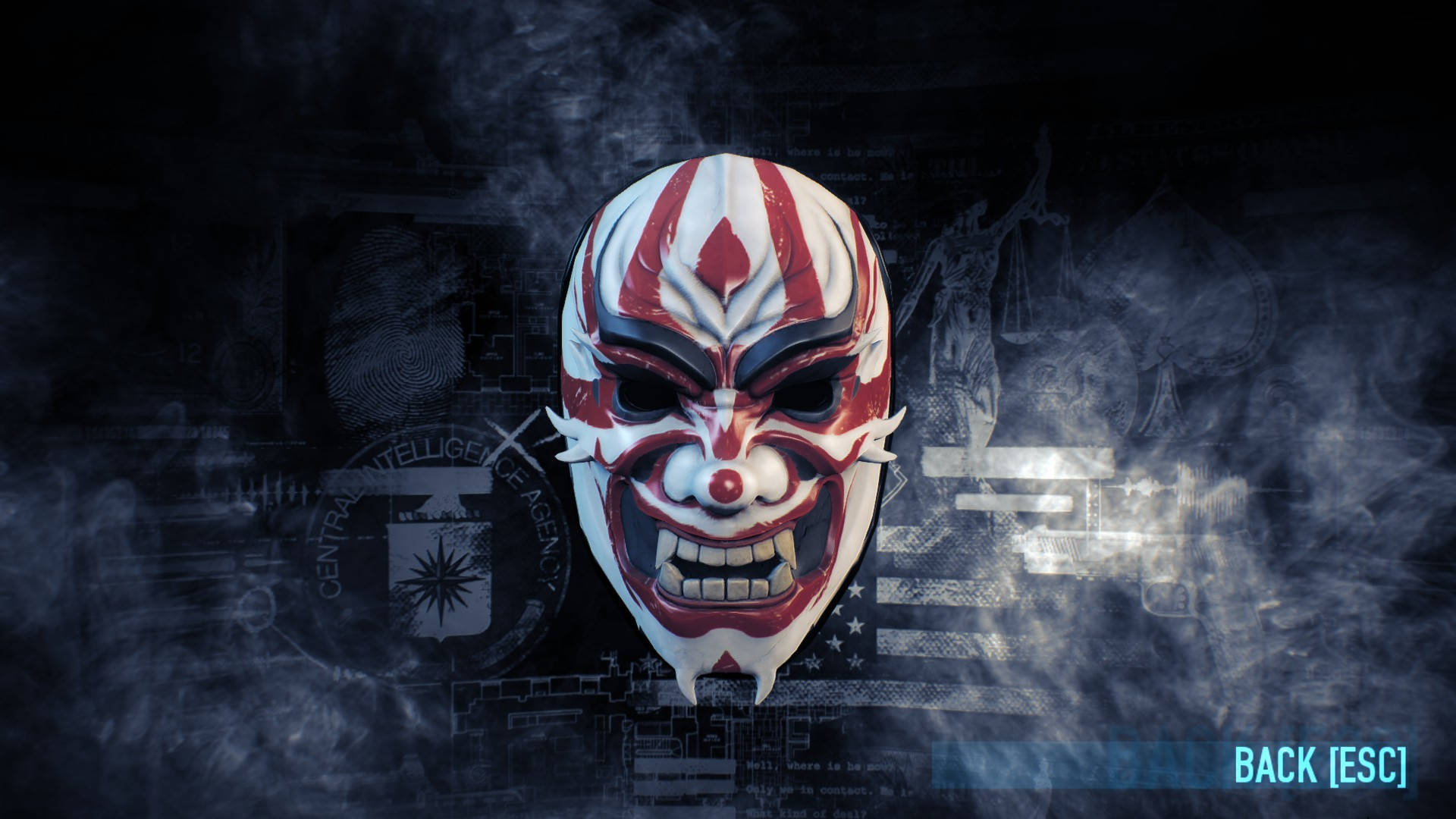 Payday 2 Clown Oni Mask Background