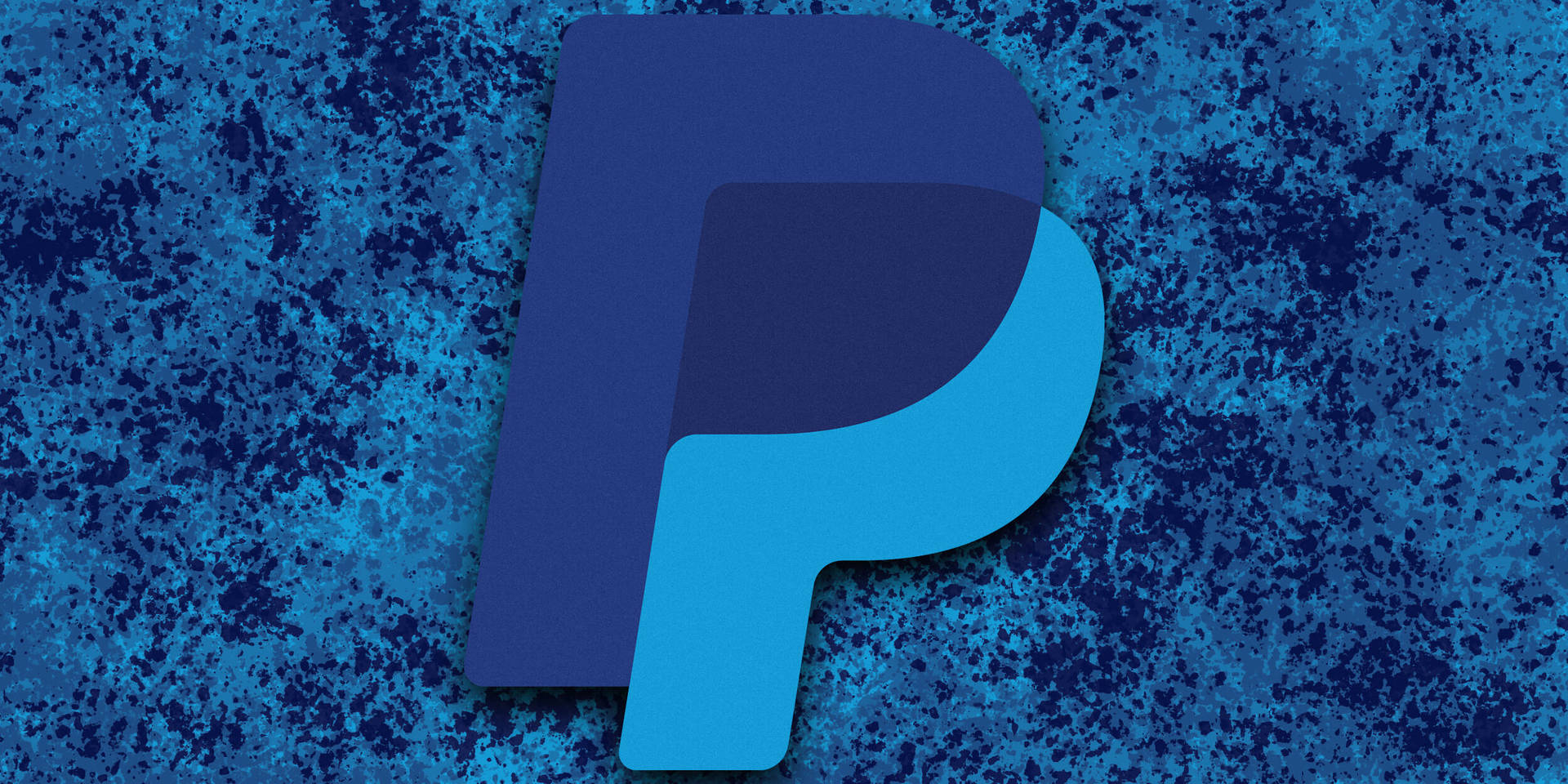 Paypal Blue Abstract Gradient Background