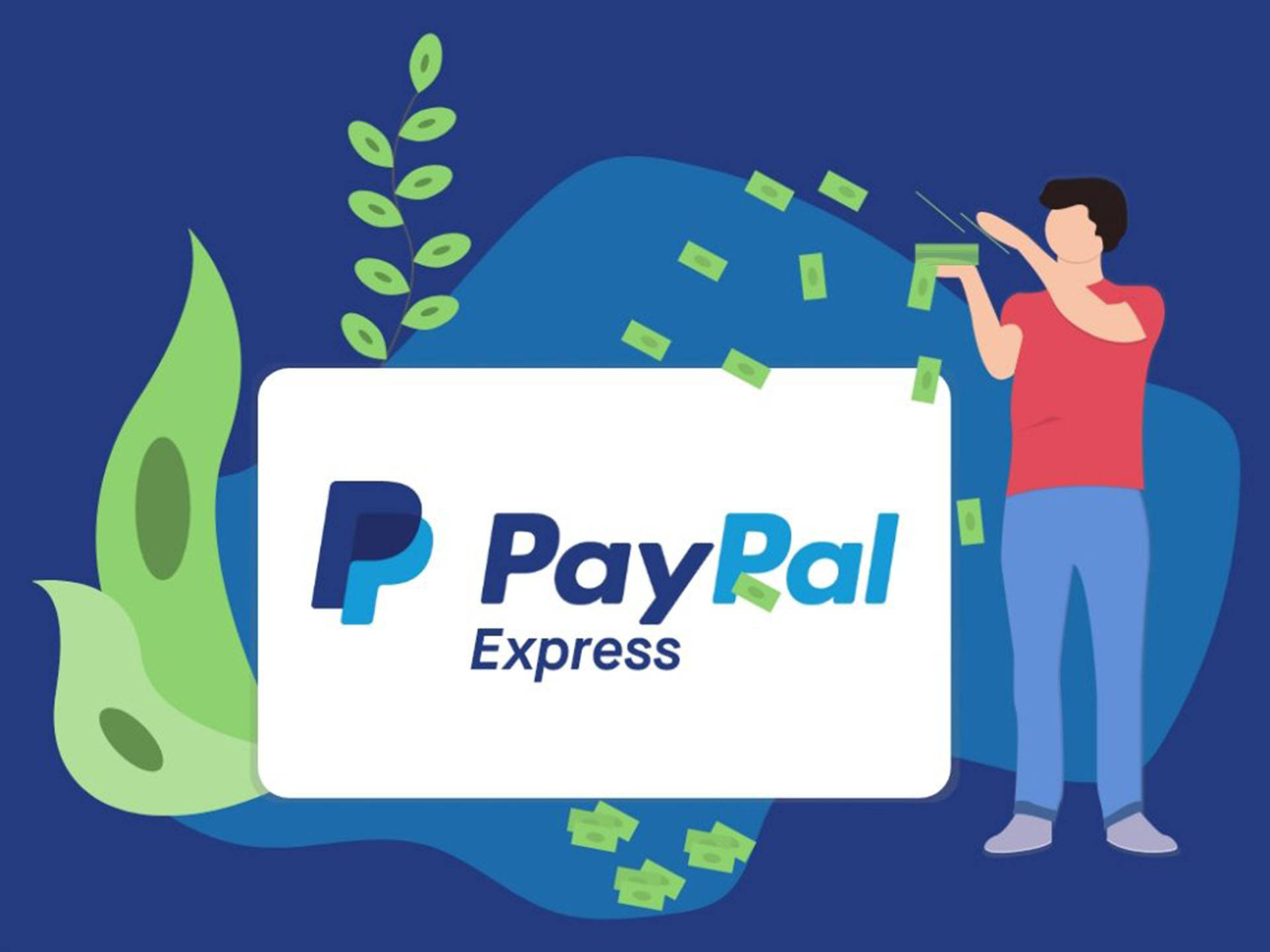 Paypal Express Illustration Background