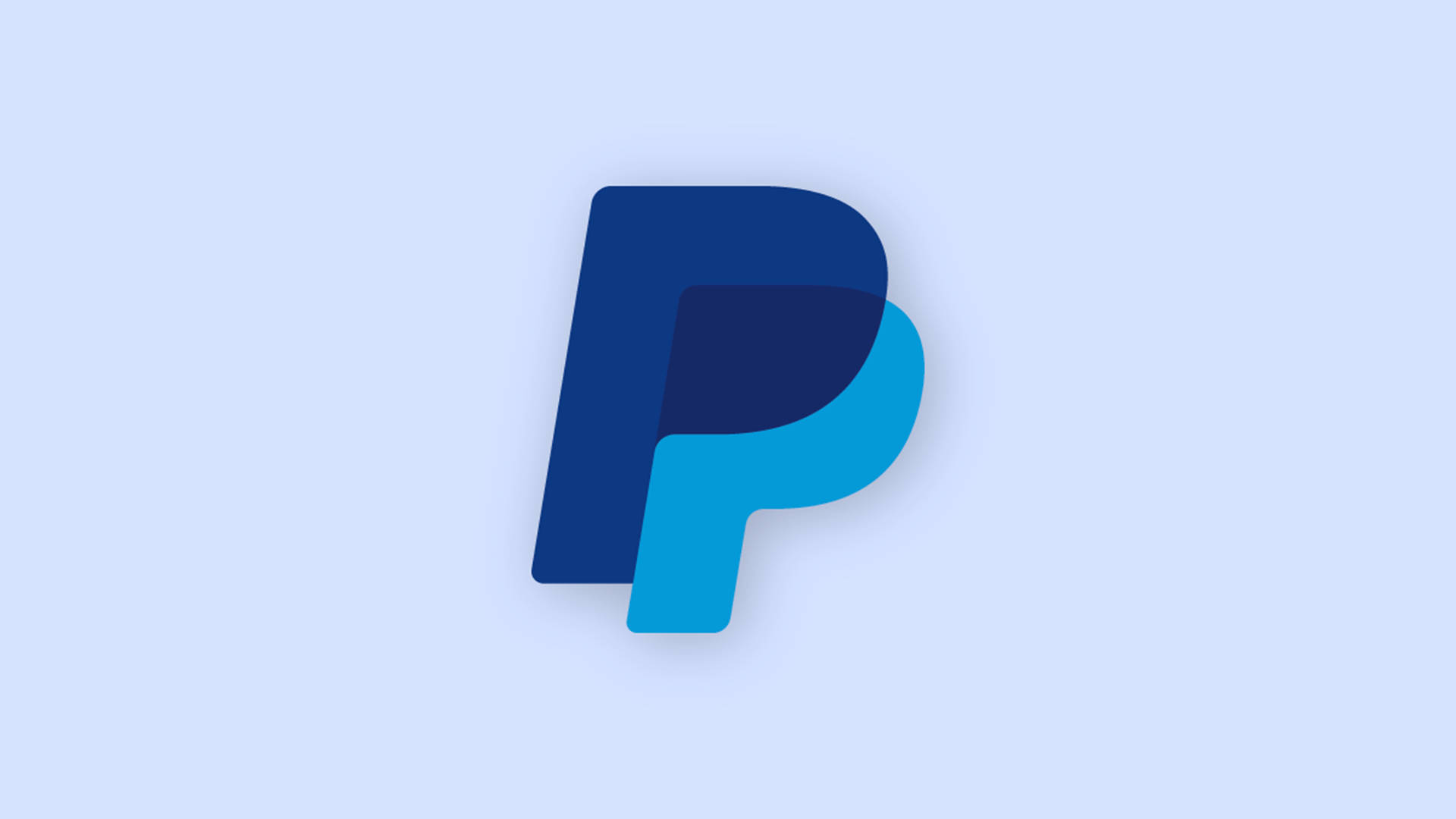 Paypal Two-toned Logo Background