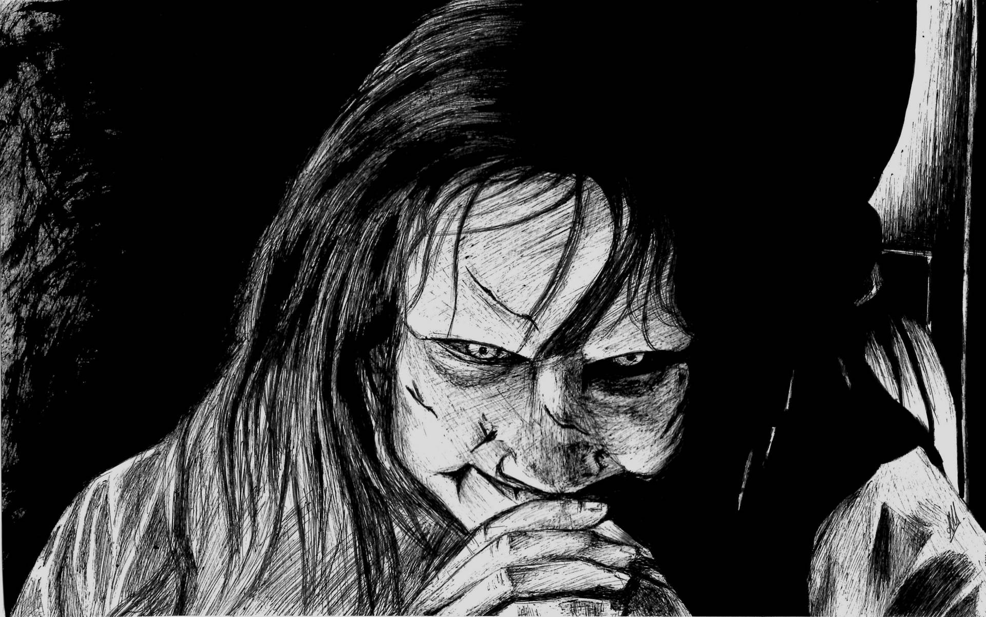 Pazuzu In Exorcist Film Background