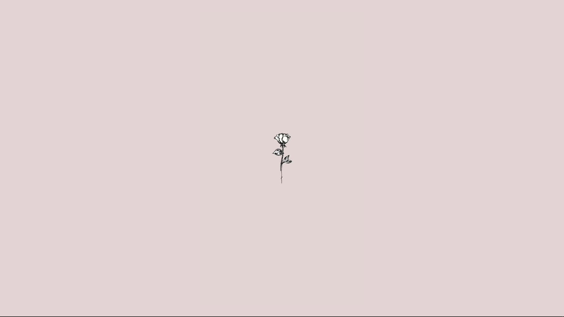 Pc Designed To Honor Modern And Simple Aesthetic Background