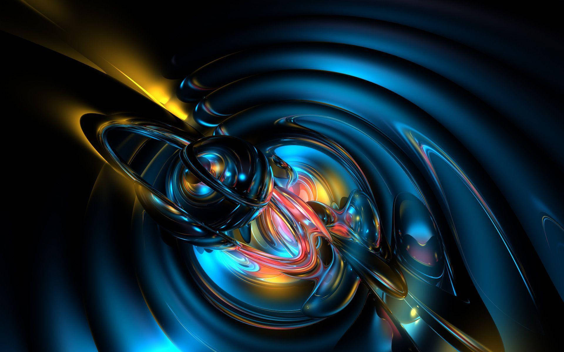 Pc Gaming Abstract Whirlpool Background