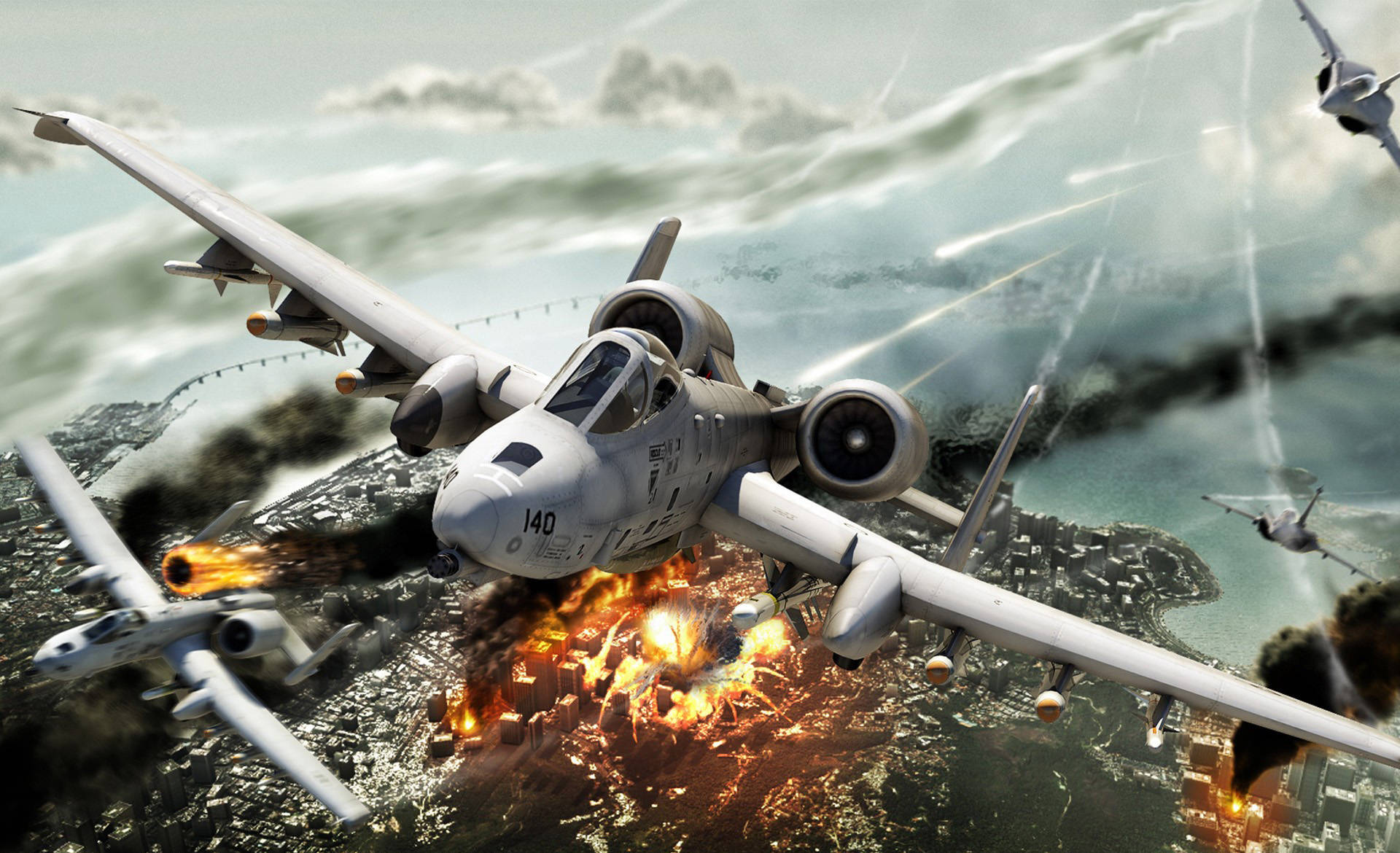 Pc Gaming Fighting Aircraft Background