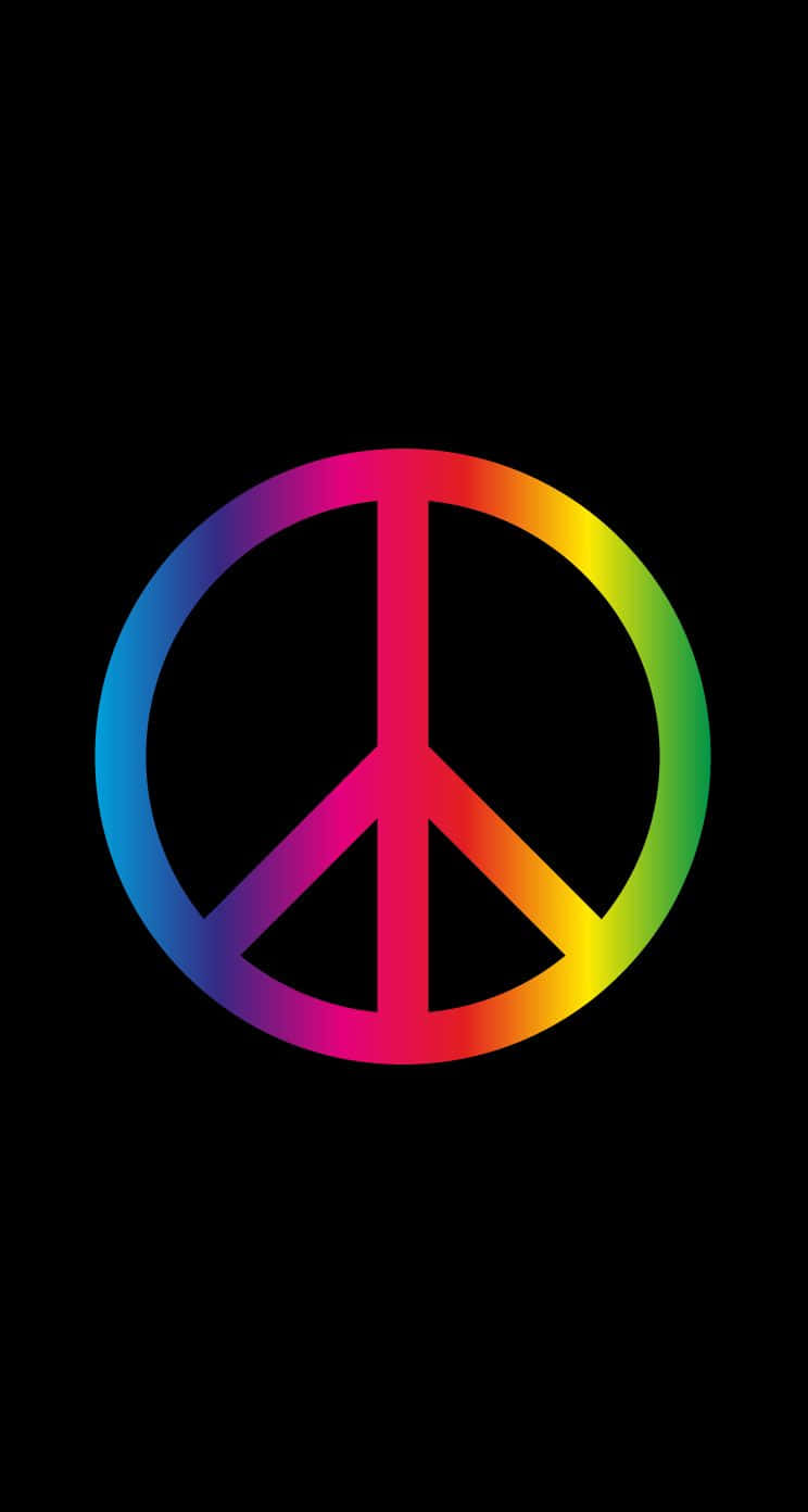 Peace Sign For Lgbt Iphone Background